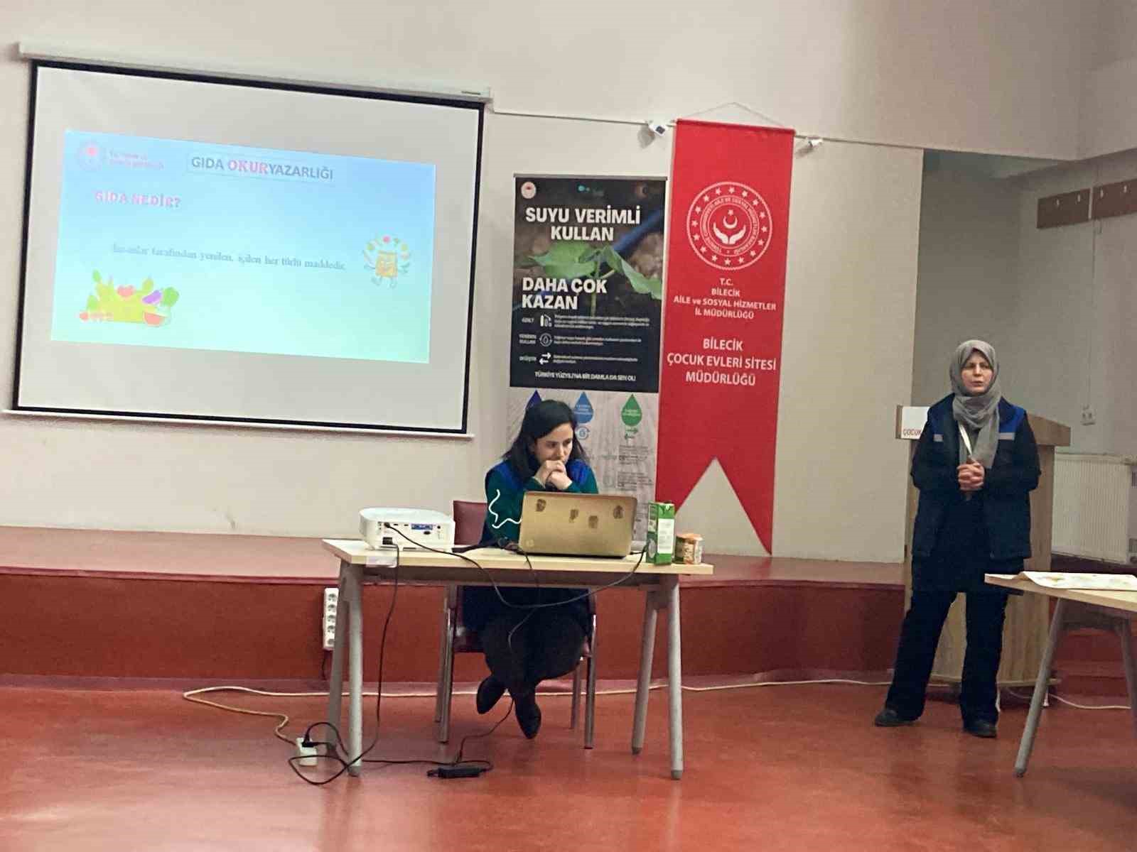 Bilecik’te gıda ve su bilinci eğitimi düzenlendi
