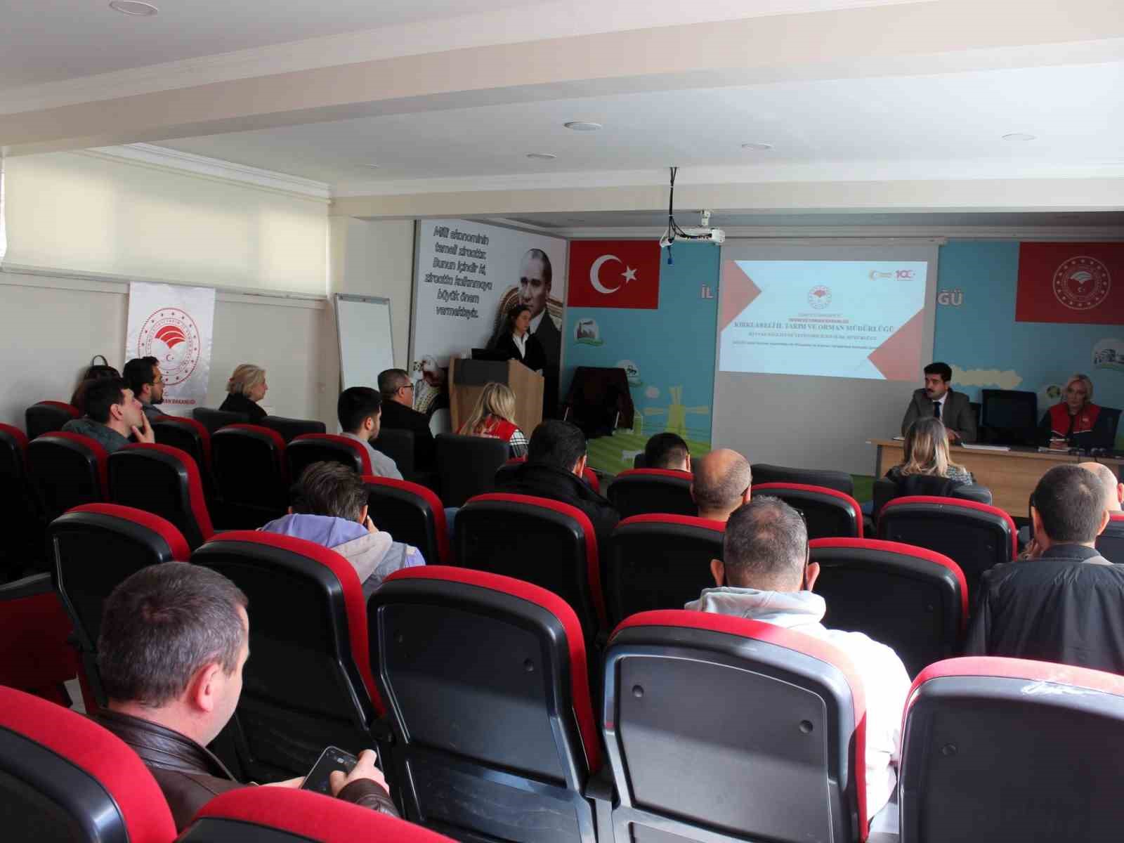 Kırklareli&rsquo;nde Hayvan Hastalıkları ile M&uuml;cadele Toplantısı yapıldı
