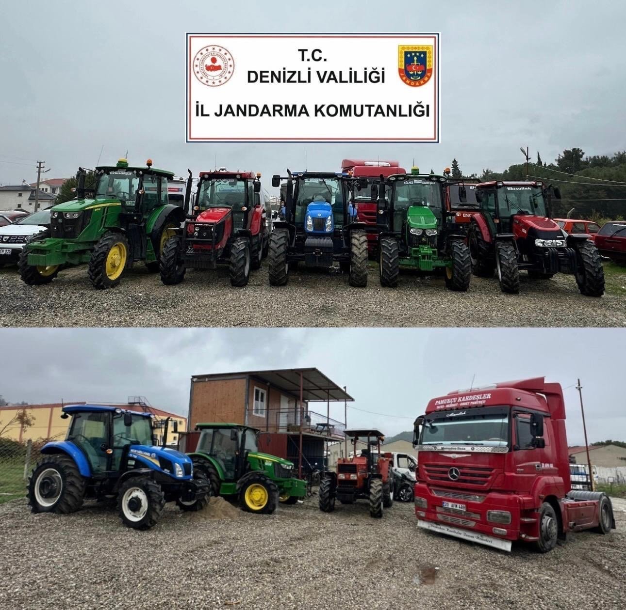 Denizli’de çiftçinin traktörlerine çöken 3 tefeci tutuklandı