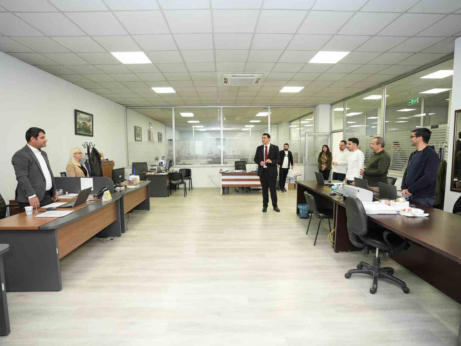 Yılmaz&rsquo;dan kurum i&ccedil;i ziyaretler
