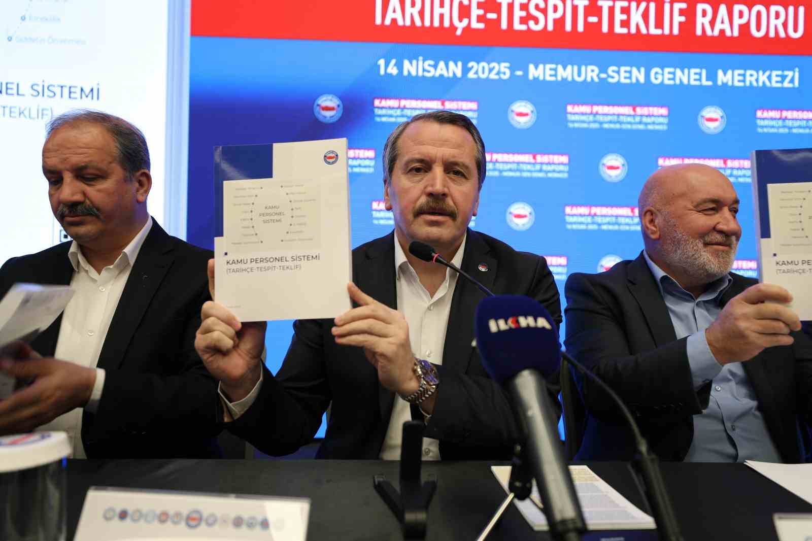 Memur-Sen "Kamu Personel Sistemi Raporu" sonu&ccedil;larını kamuoyuyla paylaştı
