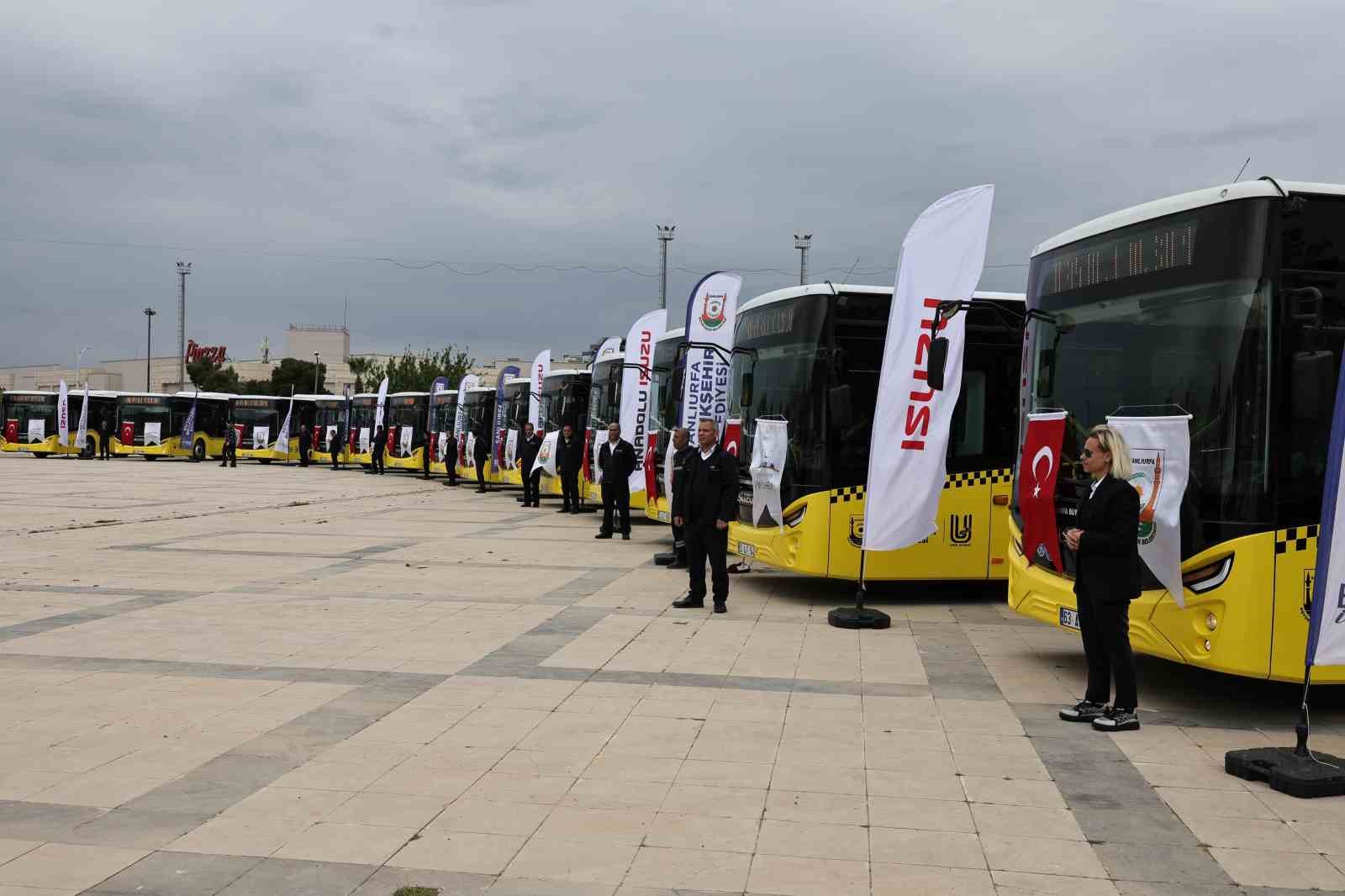 Şanlıurfa’da şehir içi ulaşıma takviye: 25 yeni otobüs hizmete alındı