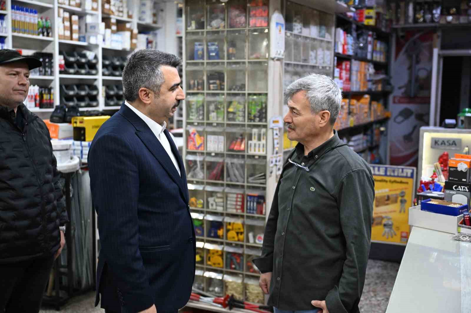 Başkan Yılmaz, komşu ziyaretinde
