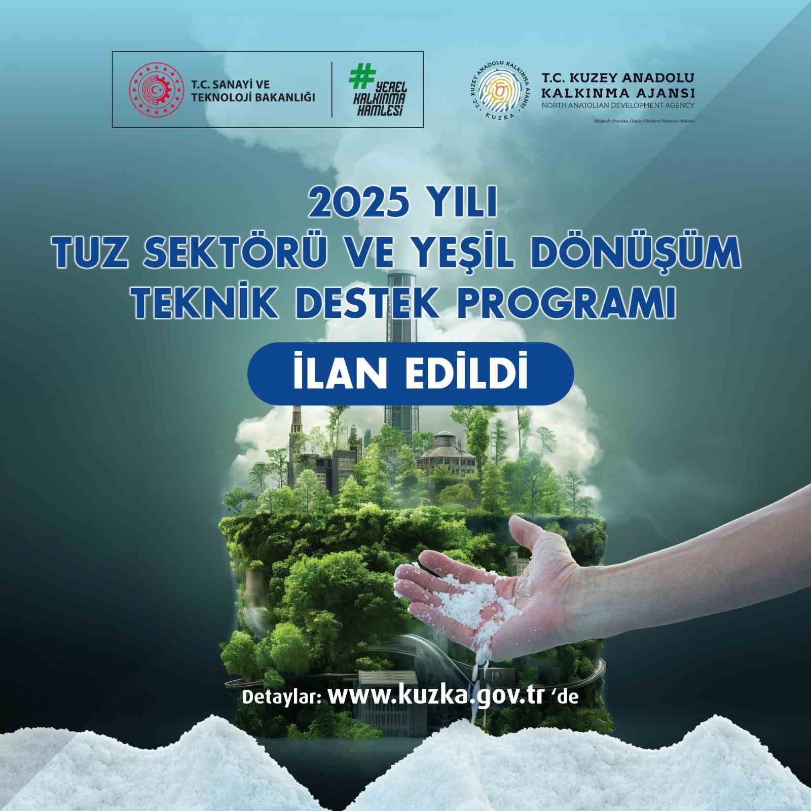 Tuz sektörü için önemli program: 4 milyon lira destek sağlanması planlanıyor