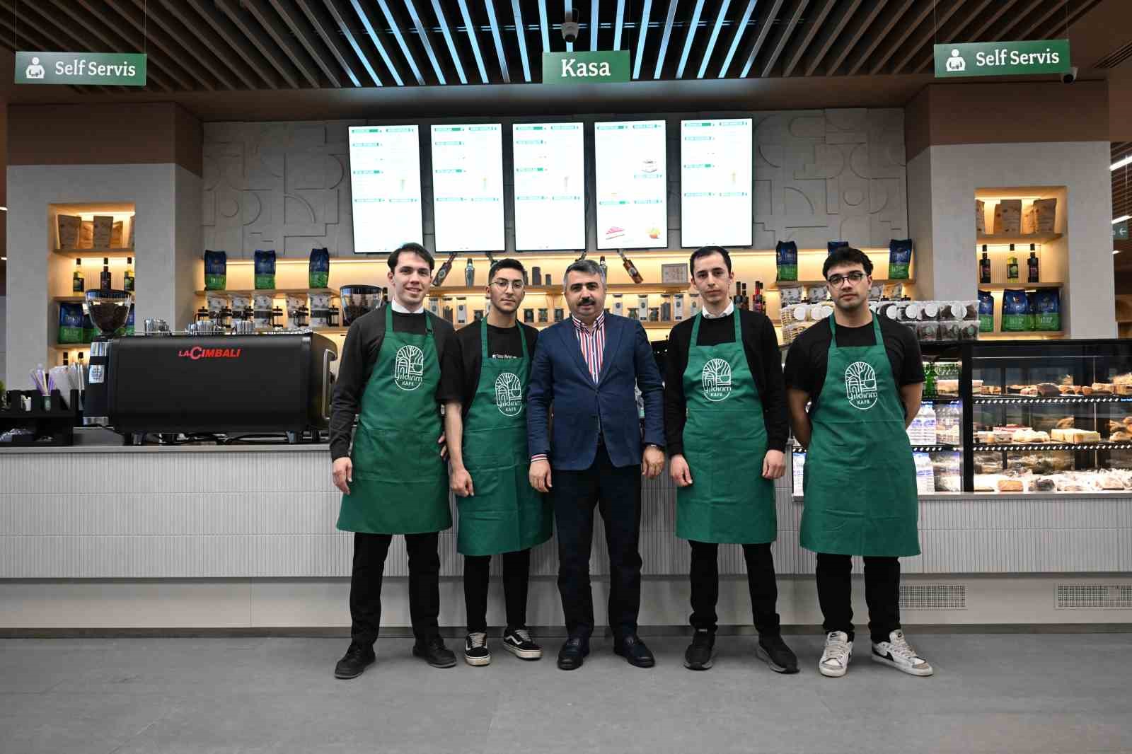 Yıldırım kafe hizmet vermeye başladı