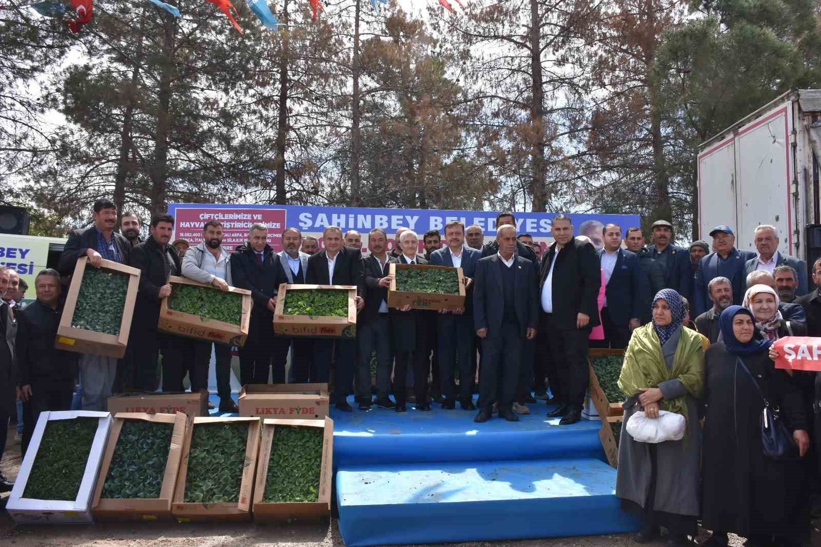 Şahinbey Belediyesinden çiftçiye 7 milyon adet fide desteği
