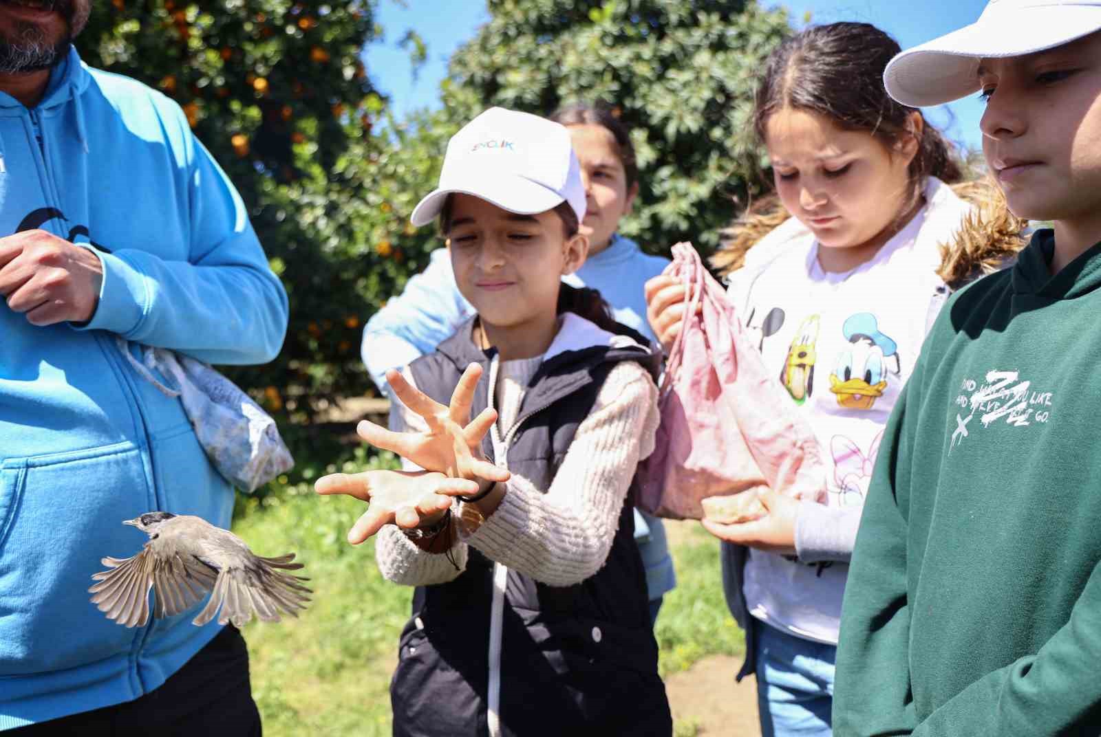 Bilim Köyü’nde kuş halkalama eğitimi verildi
