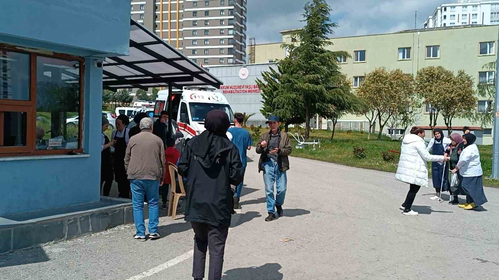 Samsun&rsquo;da huzurevinde yangın paniği: Huzurevi tahliye edildi

