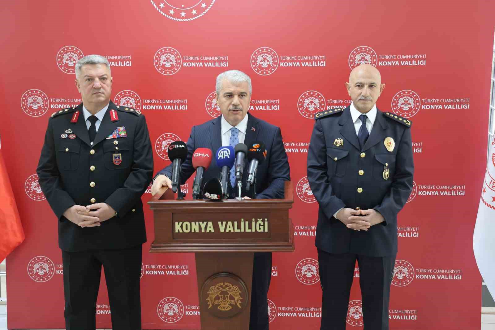 Konya’da son 3 ayda çeşitli suçlardan aranan bin 944 şahıs yakalandı