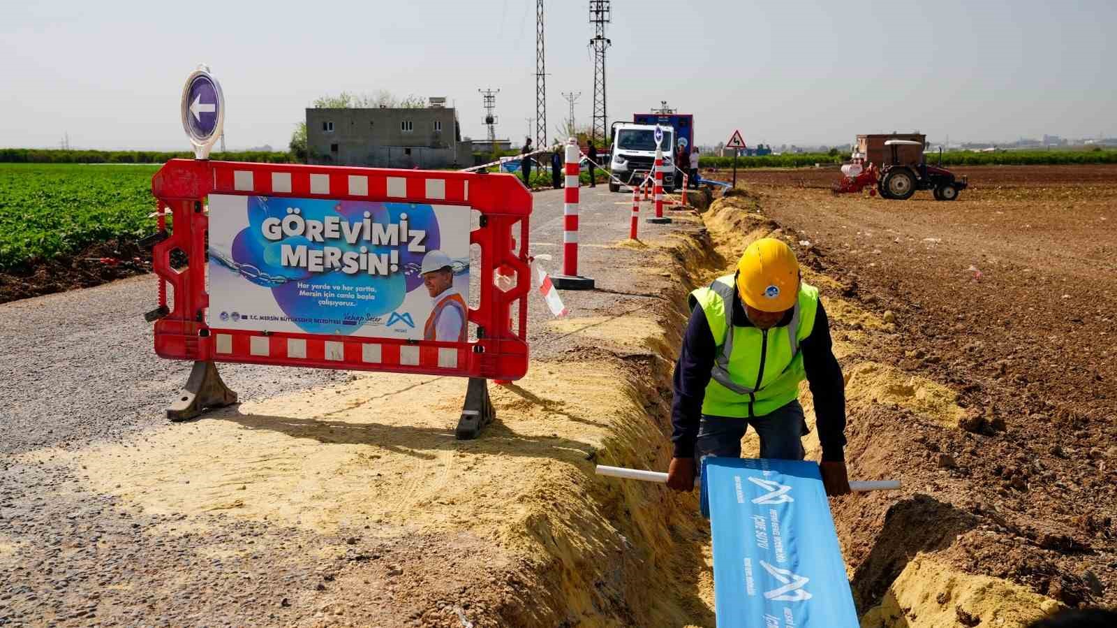 MESKİ, Tarsus’ta altyapı çalışmalarını sürdürüyor