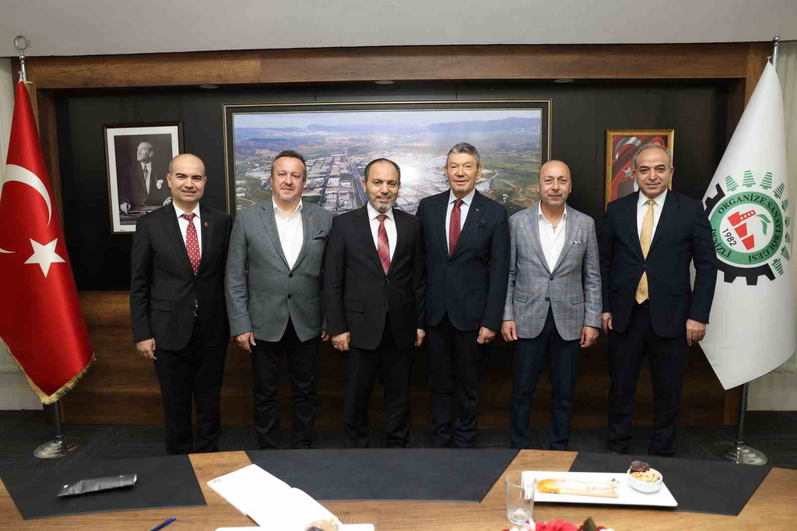 Denizli OSB Başkanı Baltalı, PAÜ Rektörü Güngör’ü ağırladı