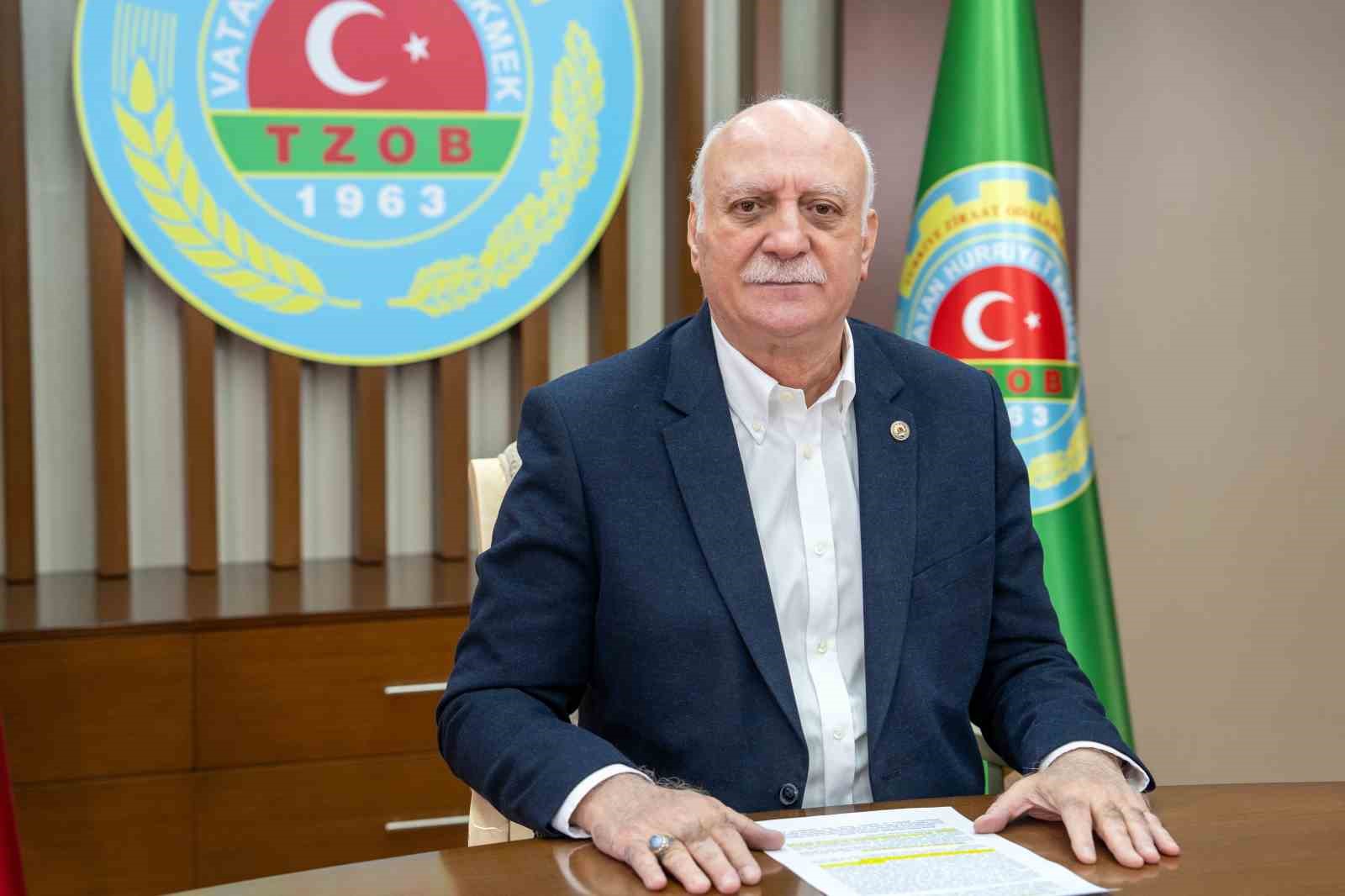 TZOB Genel Başkanı Bayraktar: "Çiftçilerin zararlarının karşılanması için fon oluşturulmalı"