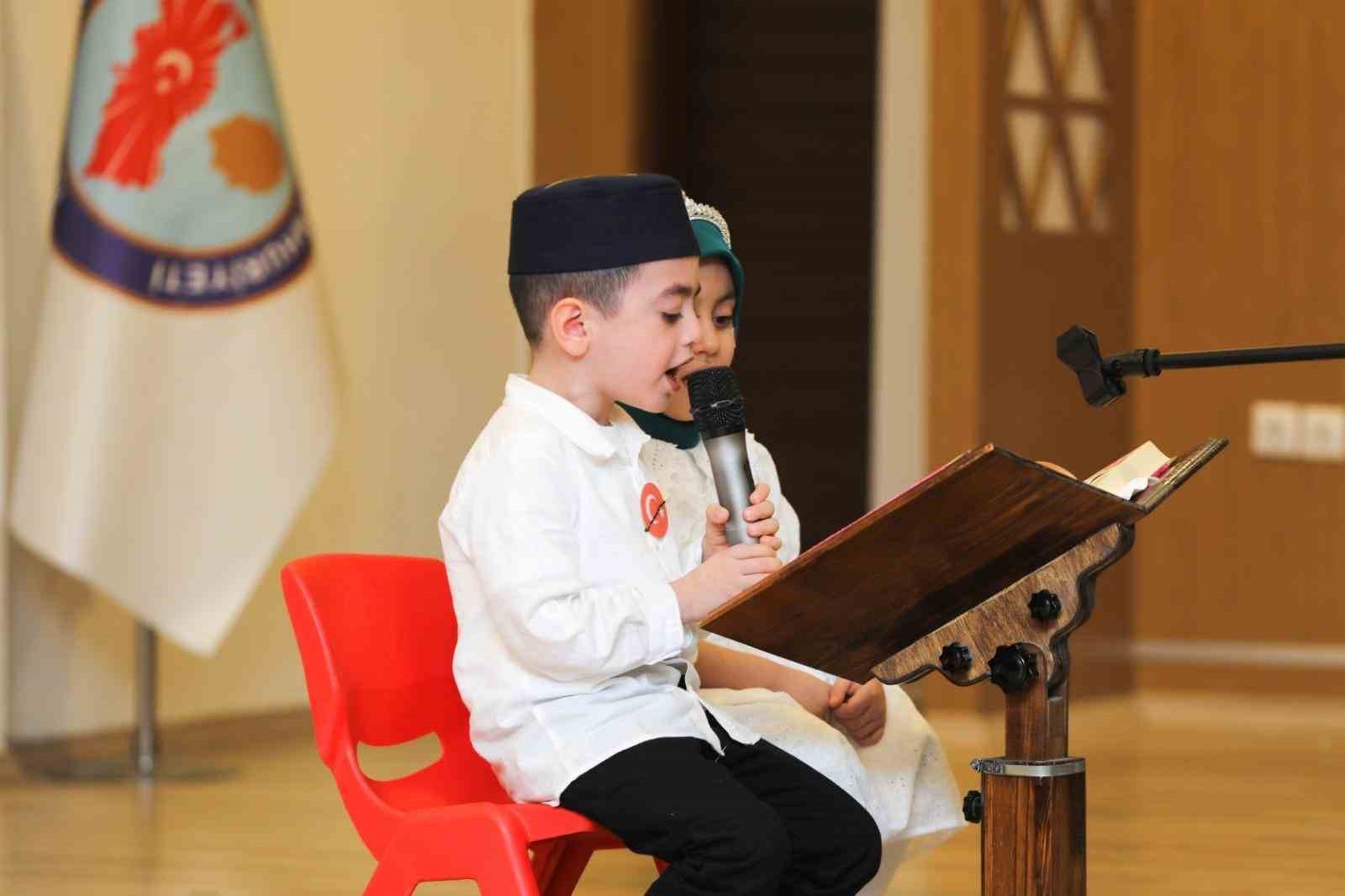 Genç’te miniklerin Kur’an sevinci
