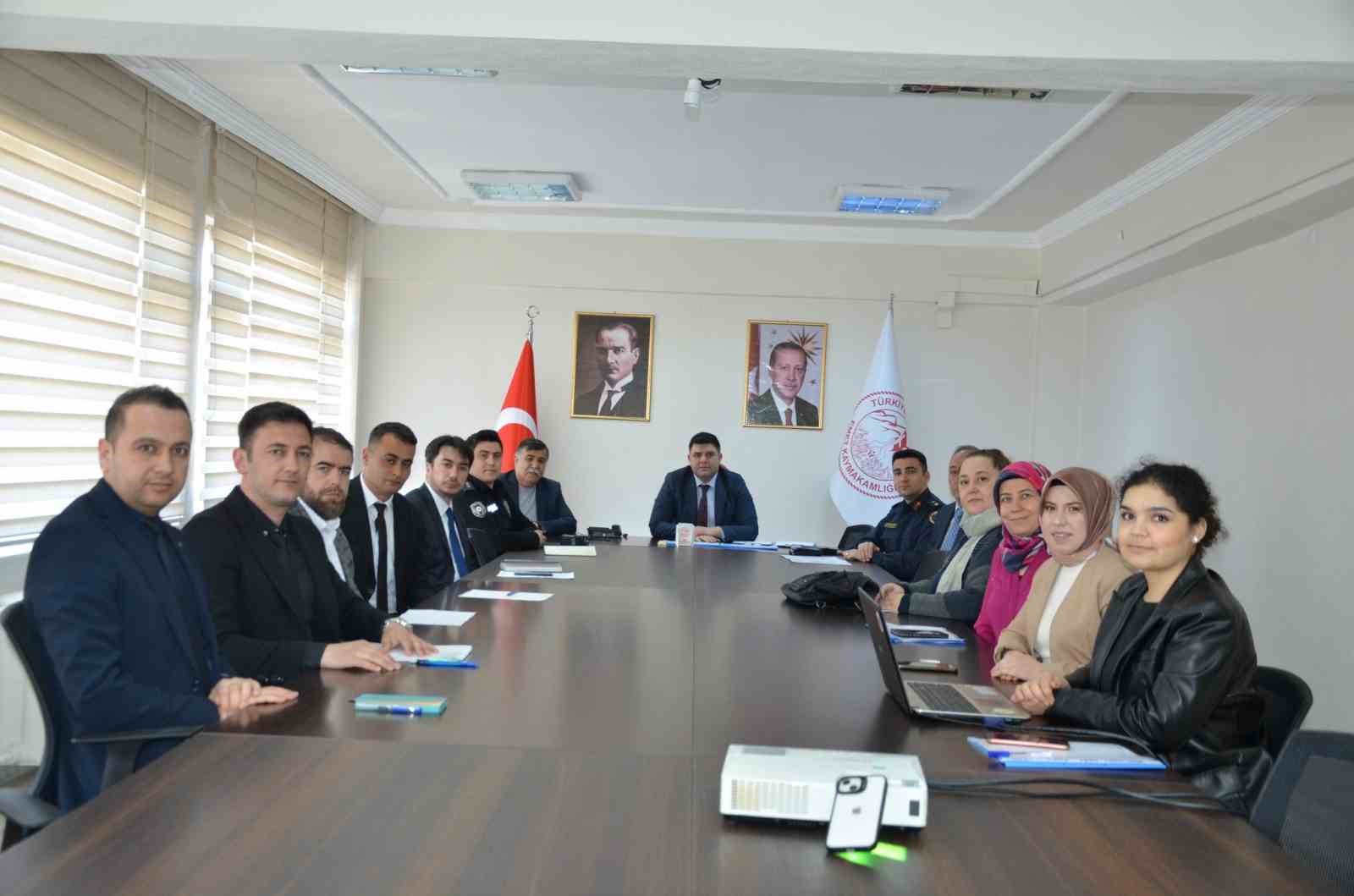 Emet’te Kadına Yönelik Şiddetle Mücadele toplantısı