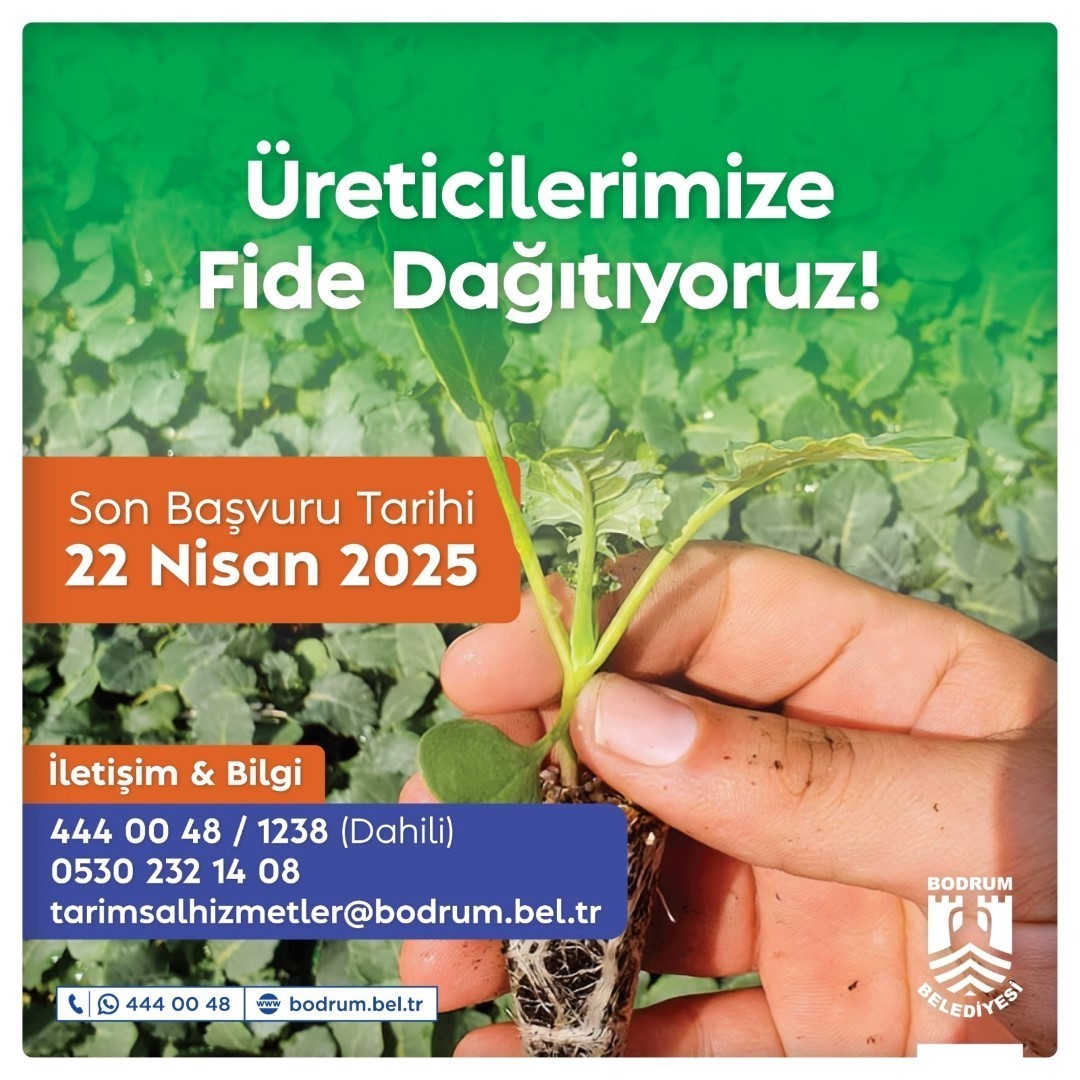 Belediyeden &ccedil;ift&ccedil;iye yazlık fide desteği
