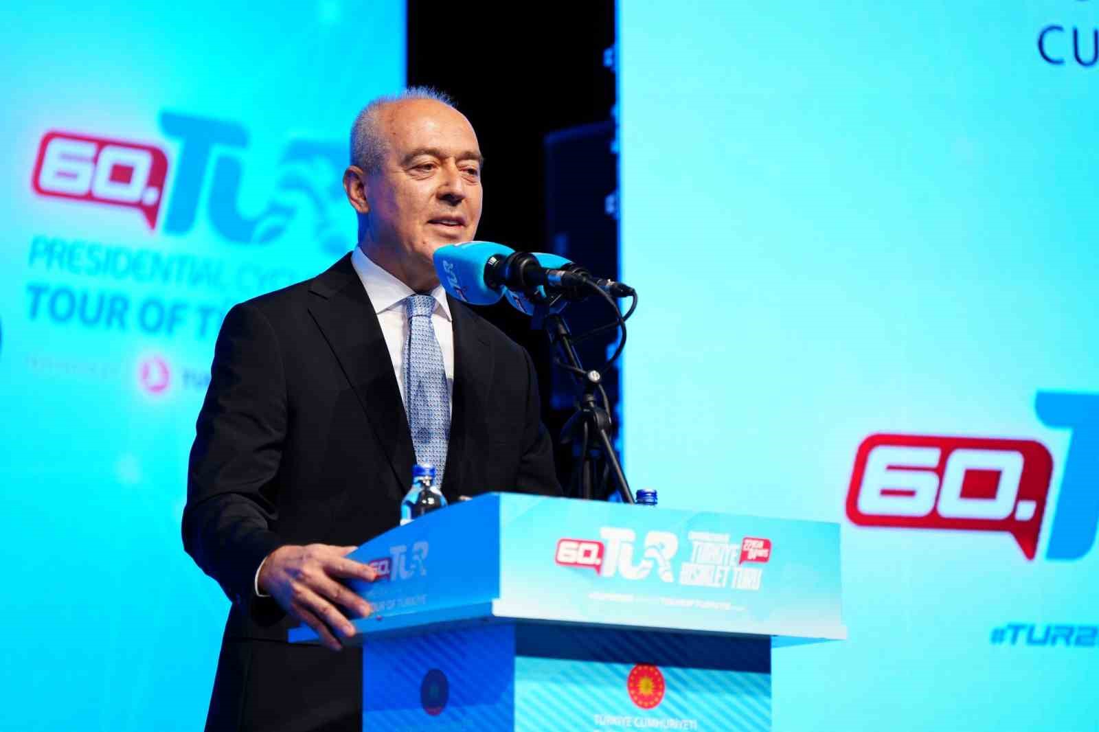 60. Cumhurbaşkanlığı T&uuml;rkiye Bisiklet Turu&rsquo;nun tanıtım toplantısı yapıldı
