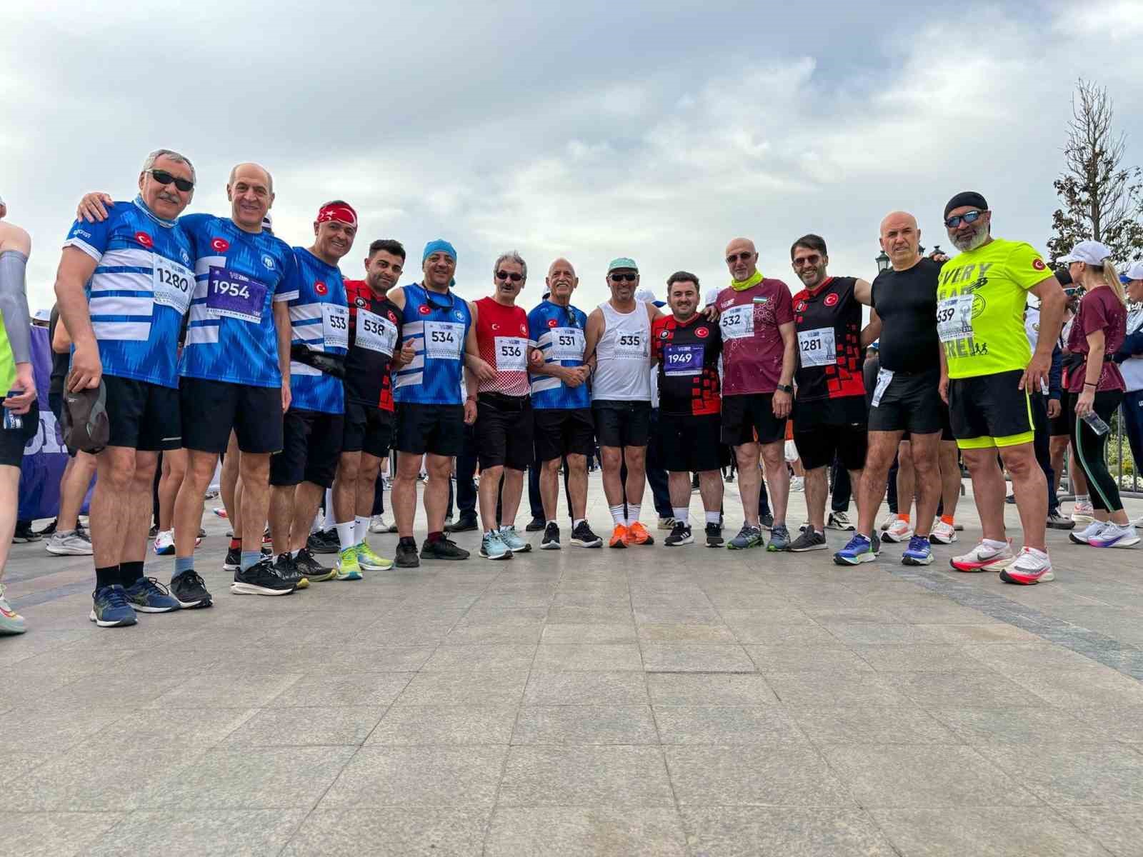 Taşkent Maratonunda ülkemiz için koştular