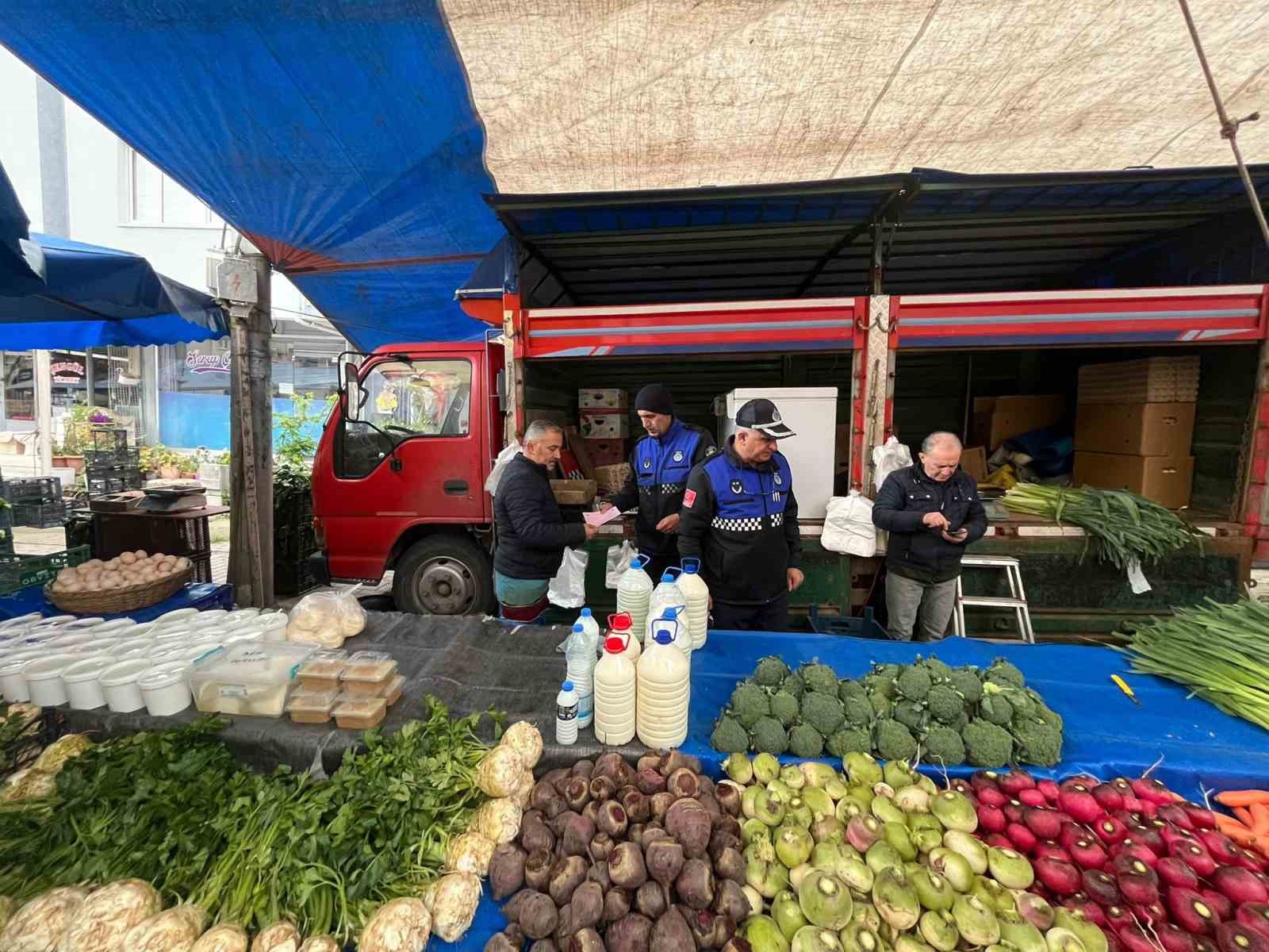 Semt pazarlarında denetim