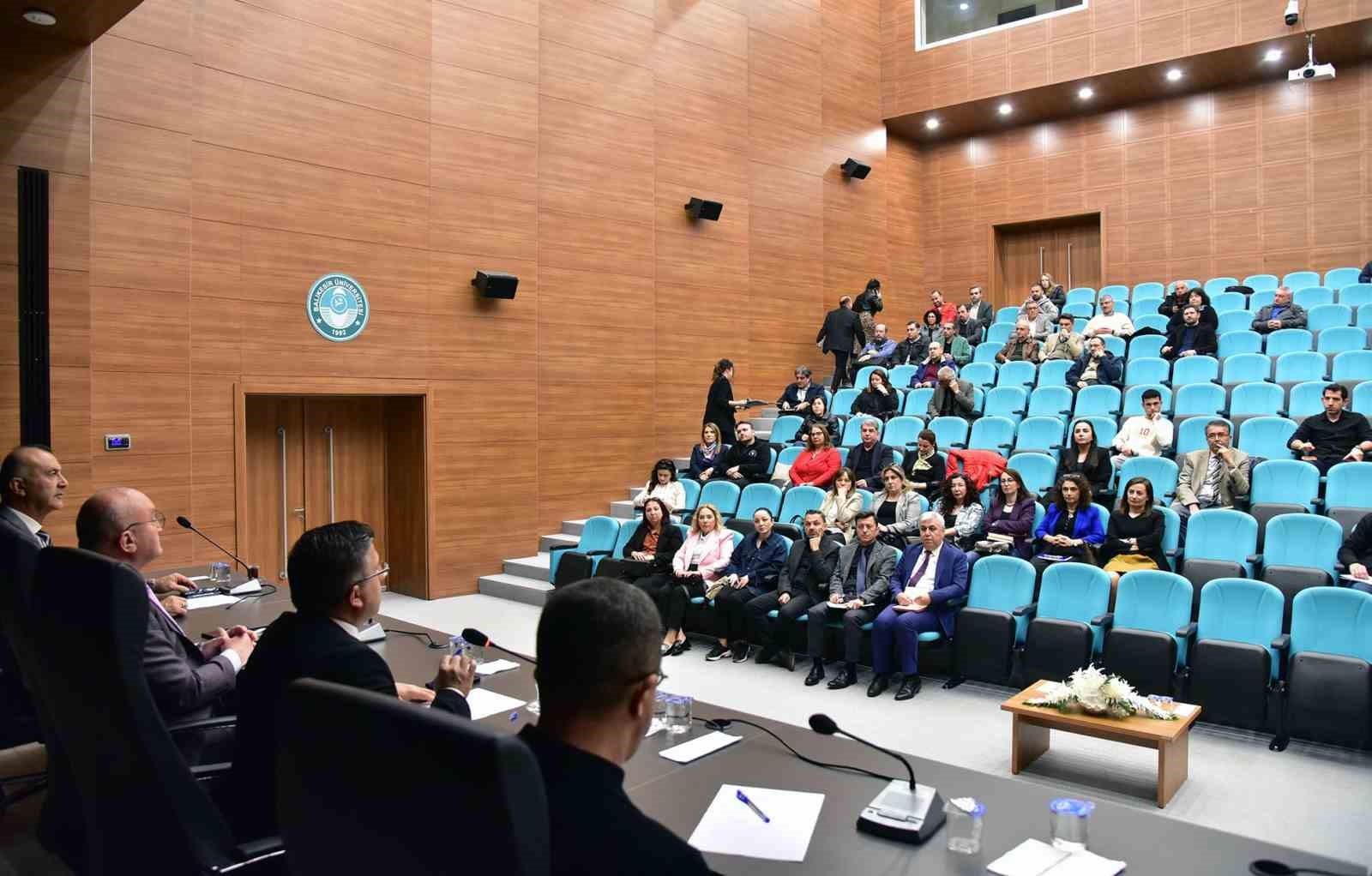 BAÜN’de Bölüm başkanlarıyla akademik vizyon toplantısı