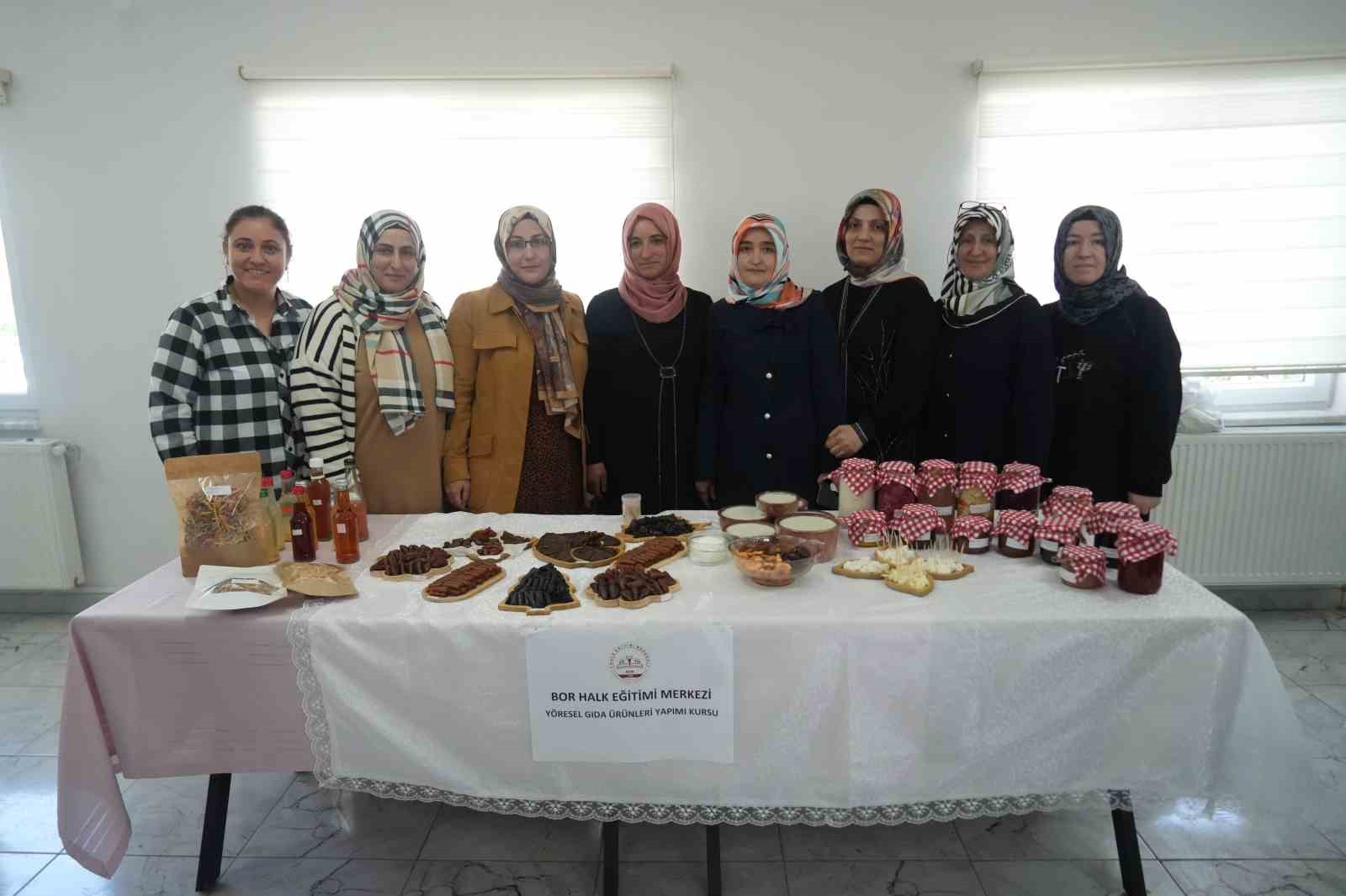 Niğde’de Yöresel Gıda Ürünleri Kursu tamamlandı
