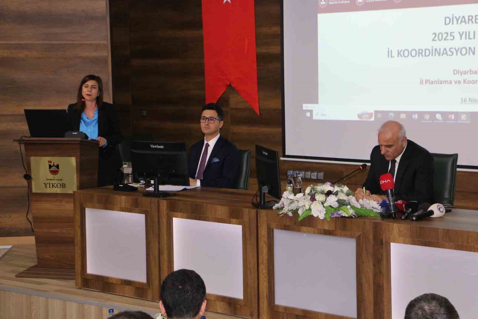 Diyarbakır&rsquo;da 2025 yılı 1. d&ouml;nem il koordinasyon kurulu toplantısı yapıldı

