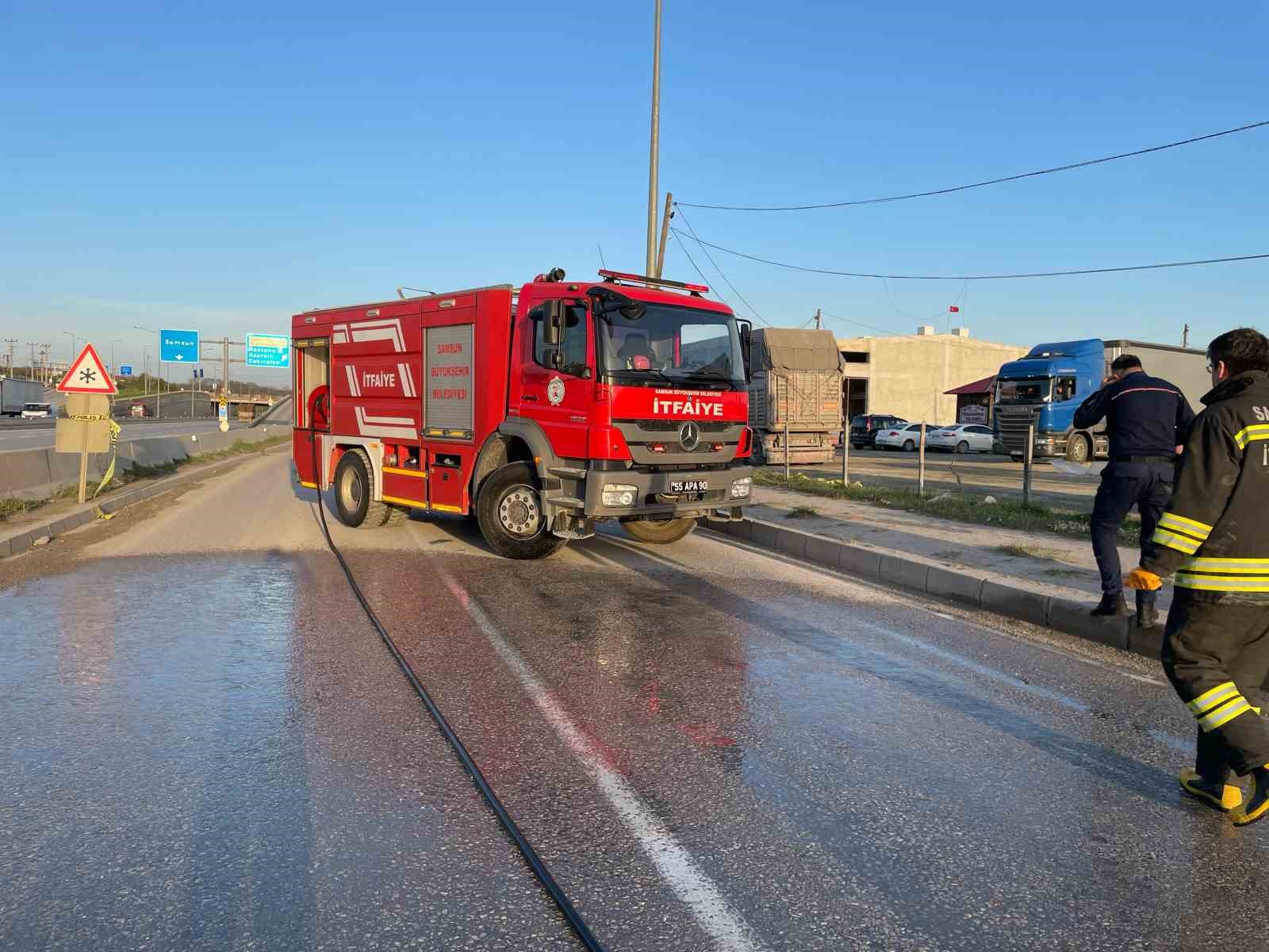 Samsun&rsquo;da tırın &ccedil;arptığı gen&ccedil; hayatını kaybetti
