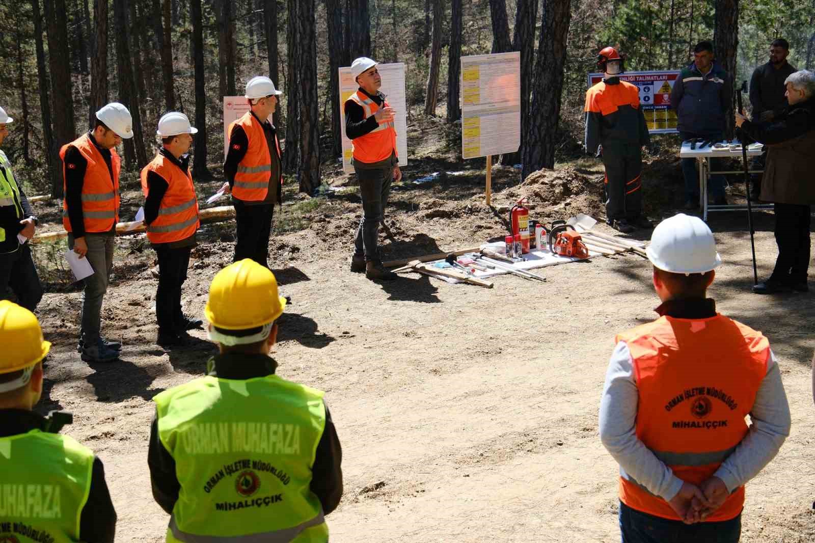 Eskişehir&rsquo;de Orman &Uuml;retim Tatbikatları sona erdi

