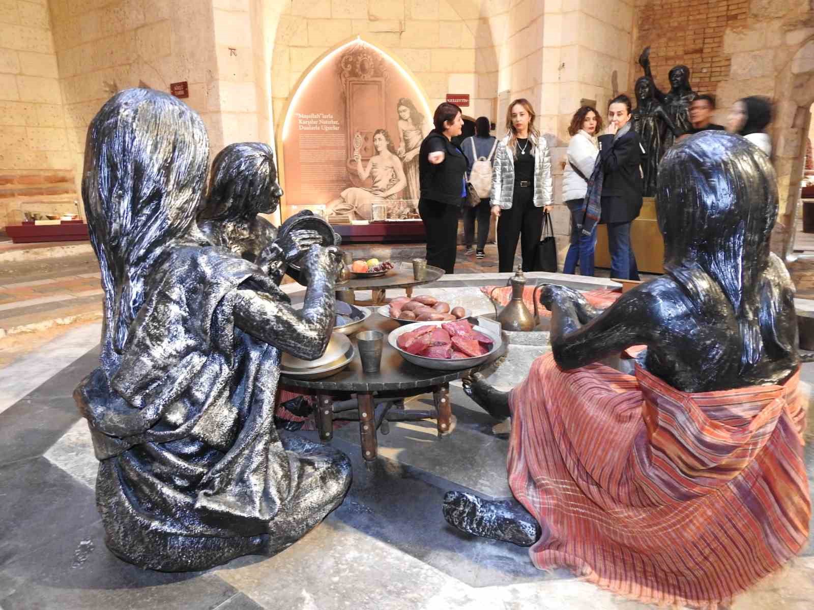 Gaziantep’te hamam kültürünü yansıtan Hamam Müzesi’ne yoğun ilgi