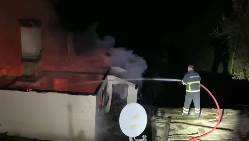 Sinop’ta ev yangını