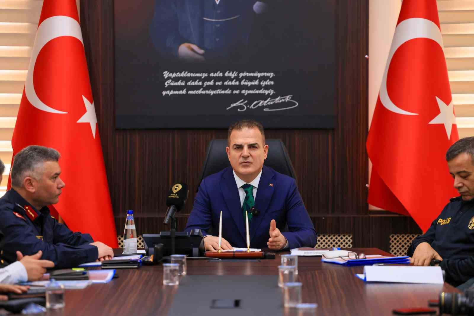 Muğla’da güvenlik ve huzur toplantısı yapıldı