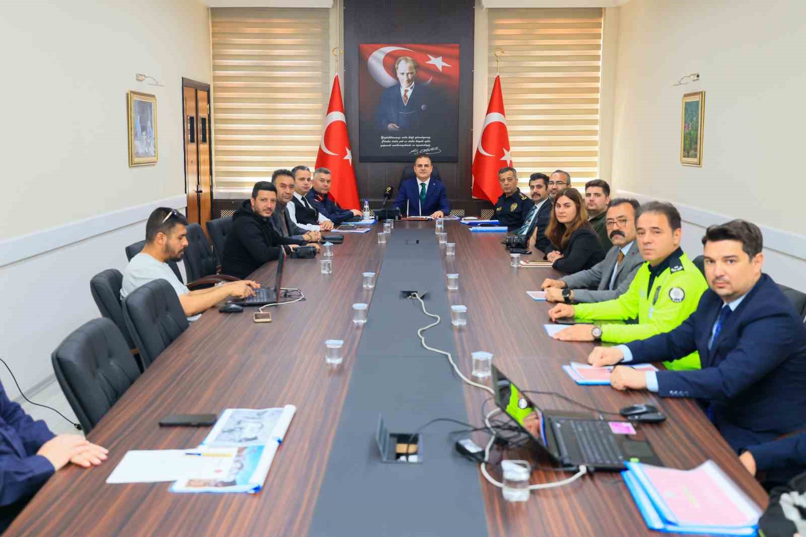 Muğla’da güvenlik ve huzur toplantısı yapıldı