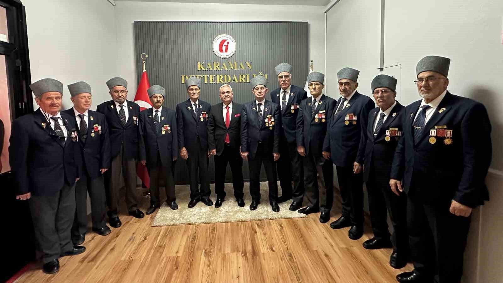 Karaman Defterdarlığı Kıbrıs gazilerini ağırladı
