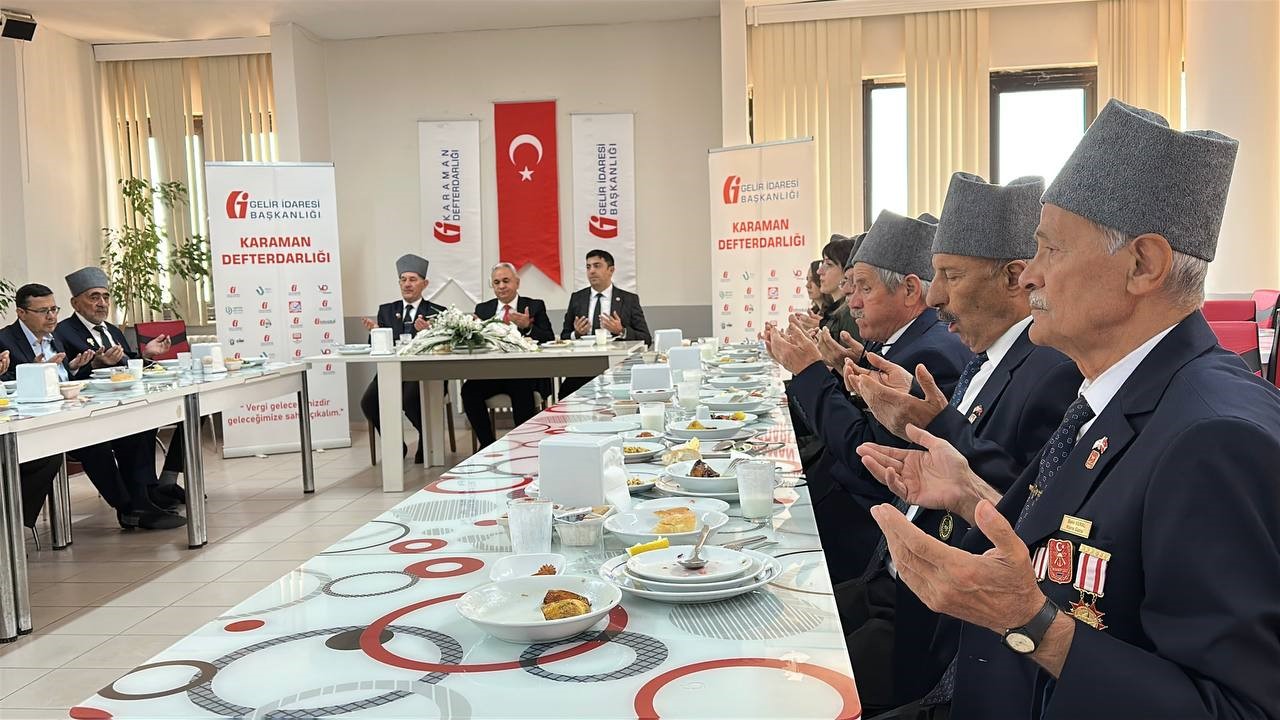 Karaman Defterdarlığı Kıbrıs gazilerini ağırladı
