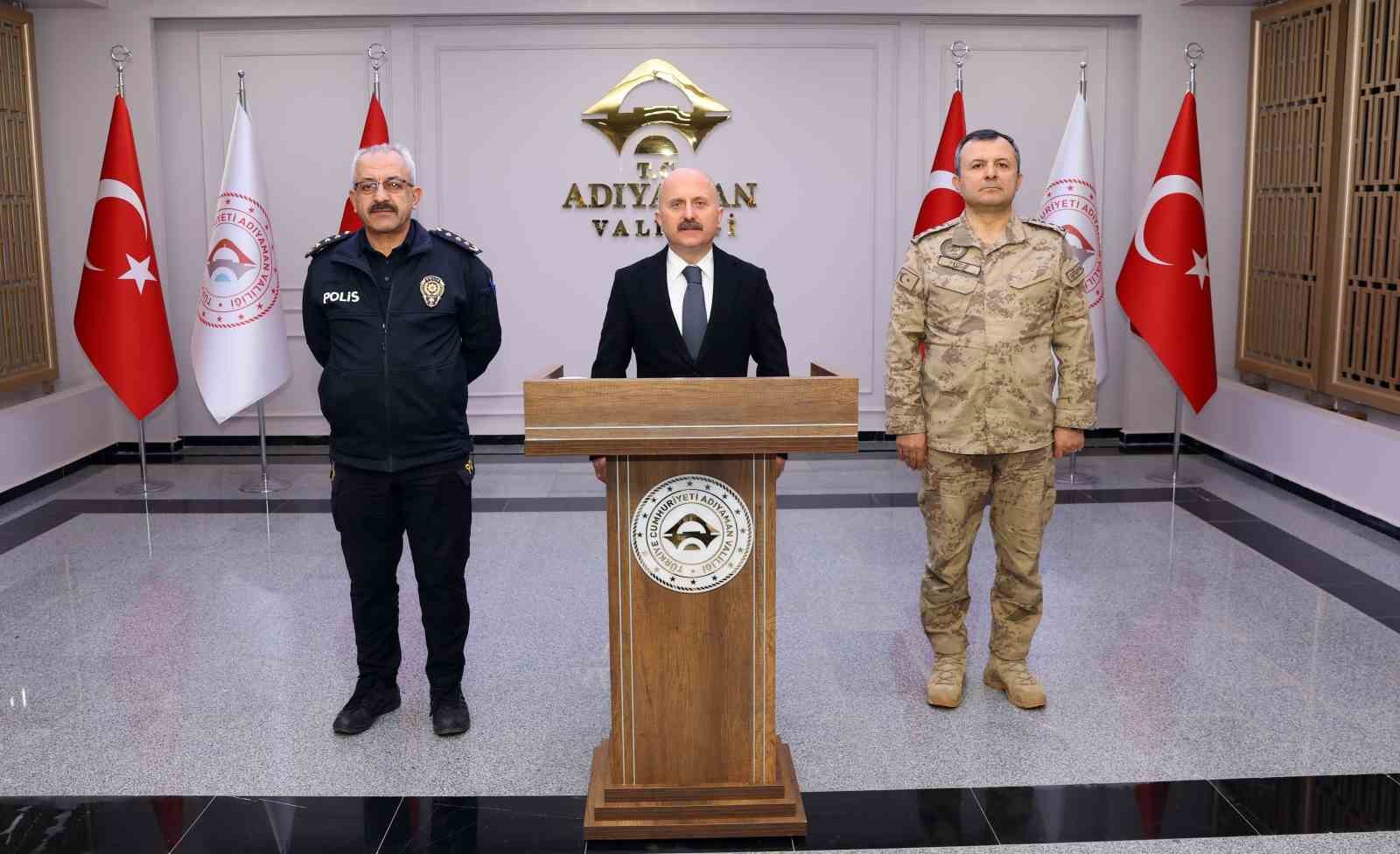 Adıyaman’da güvenlik ve asayiş toplantısı yapıldı