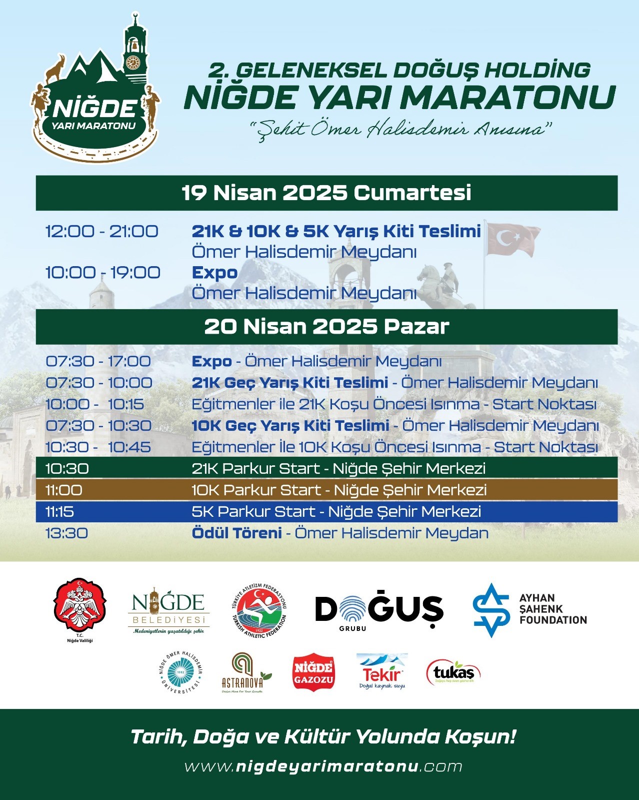 592 sporcu Şehit &Ouml;mer Halisdemir i&ccedil;in koşacak
