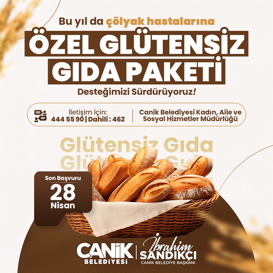 Canik&rsquo;ten gl&uuml;tensiz gıda paketi desteği
