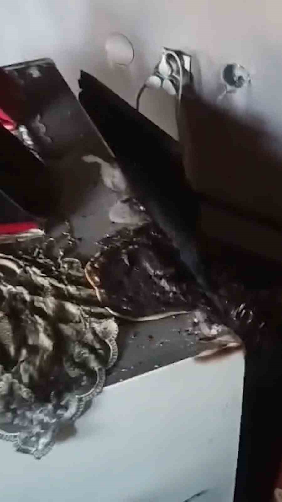 Okulda yangın paniği: Aşırı yüklenen üçlü priz tehlike saçtı