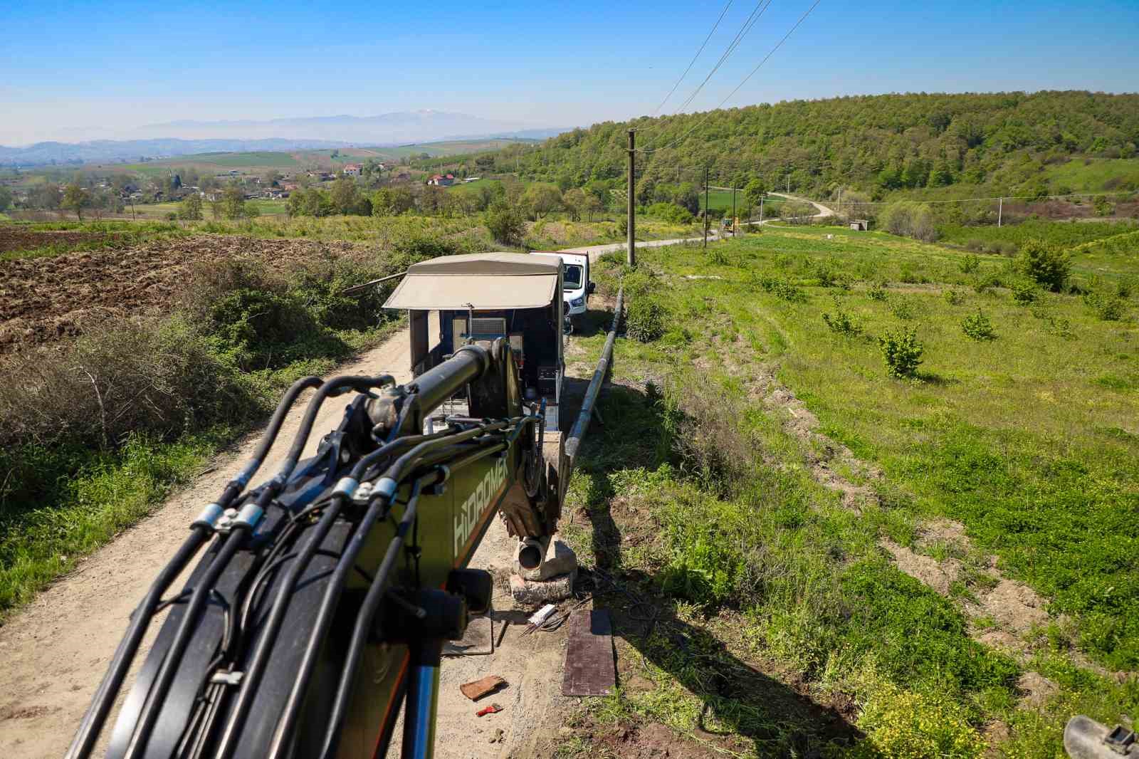 3 bin 500 metrelik altyapı dönüşümü ile 10 mahalleye kesintisiz içme suyu