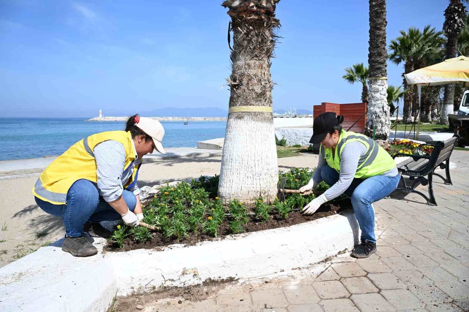 Aydın B&uuml;y&uuml;kşehir Belediyesi&rsquo;ne Kuşadası&rsquo;na bahar dokunuşu
