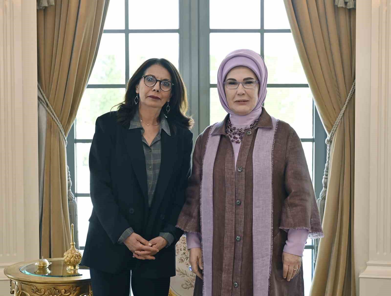 Emine Erdoğan, BM Genel Sekreteri Çocuklara Yönelik Şiddet Özel Temsilcisi M’jid ile görüştü