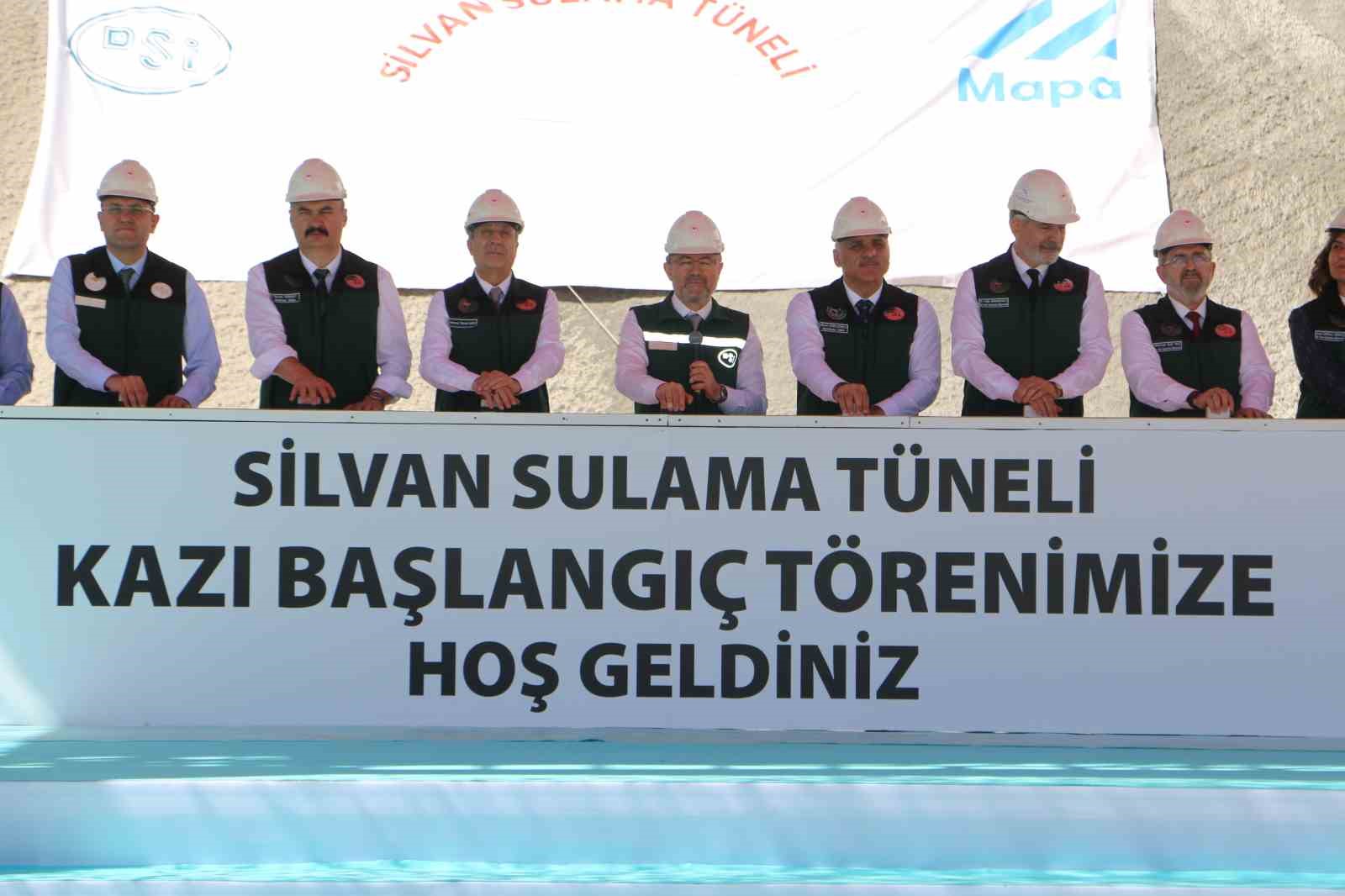 Silvan Sulama Tüneli kazısı törenle başladı
