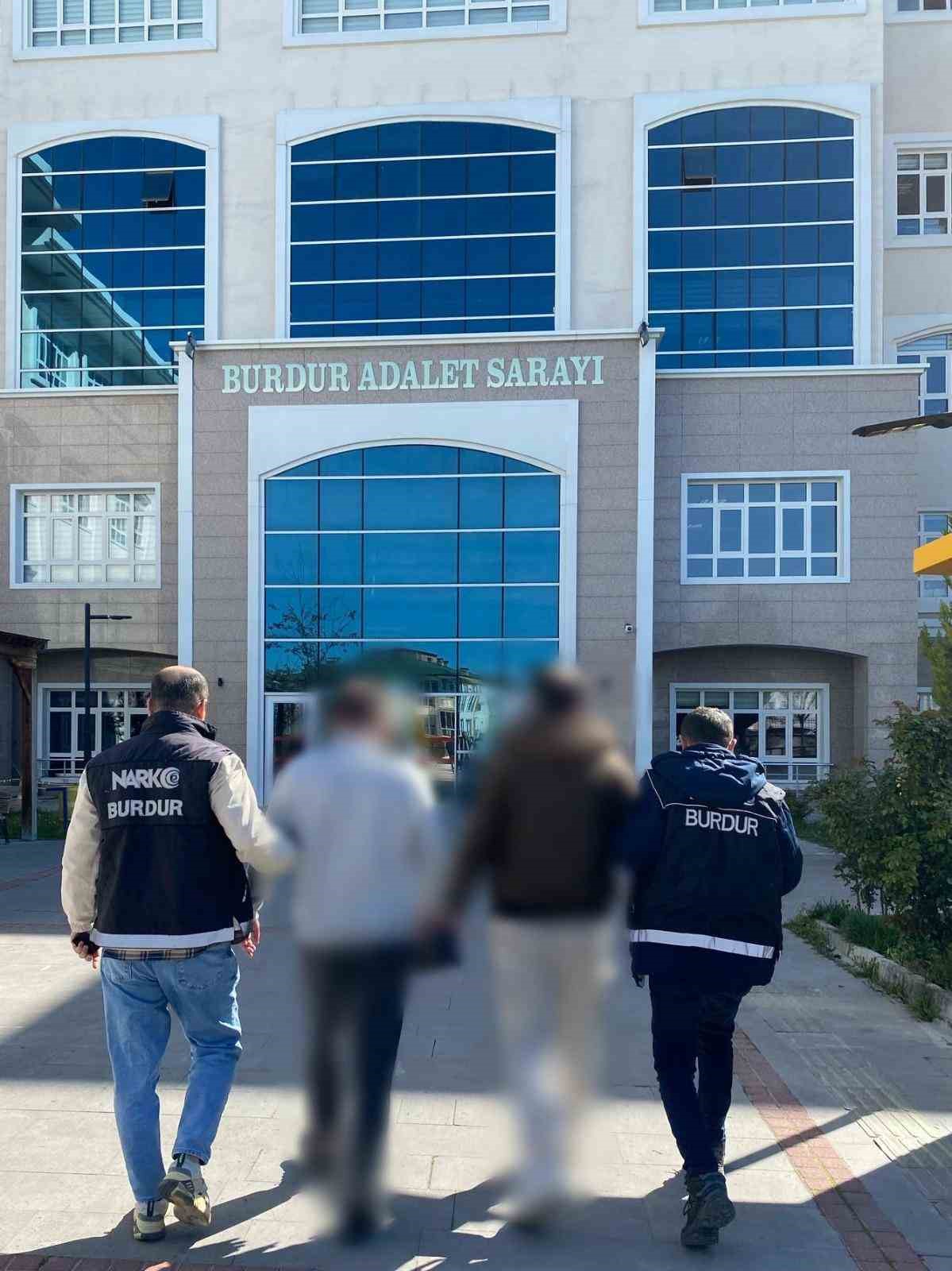Burdur’da uyuşturucu operasyonunda 1 şüpheli tutuklandı