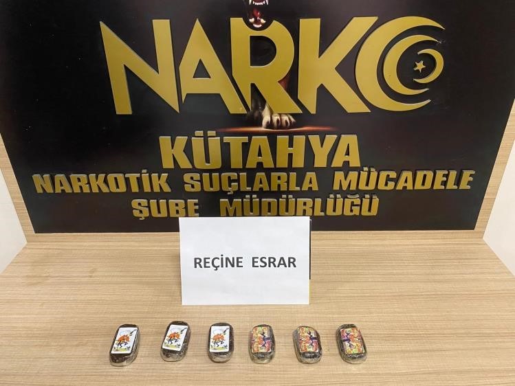 Kütahya’da uyuşturucu maddeyle yakalanan şüpheli tutuklandı