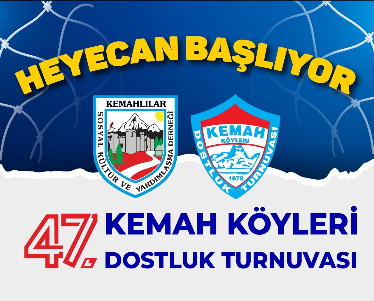 47. Kemah Köyleri Dostluk Turnuvası heyecanı başlıyor