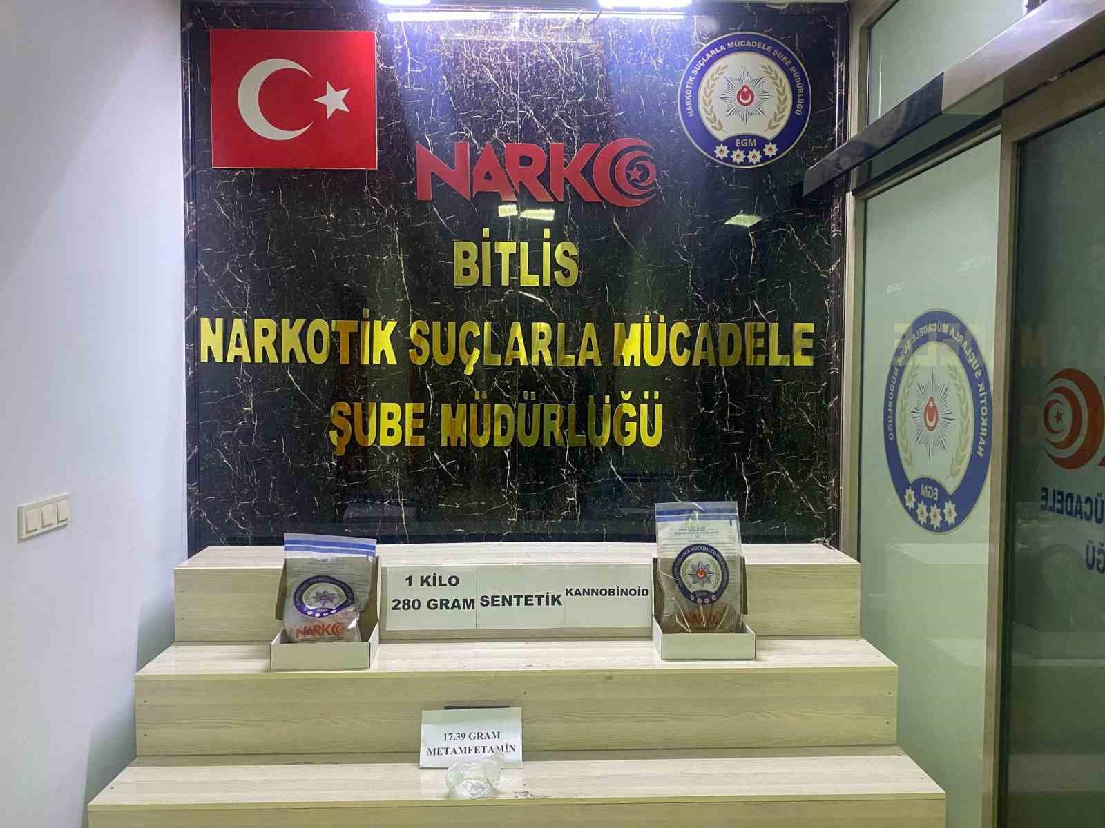 Bitlis’te uyuşturucu satıcılarına yönelik operasyon