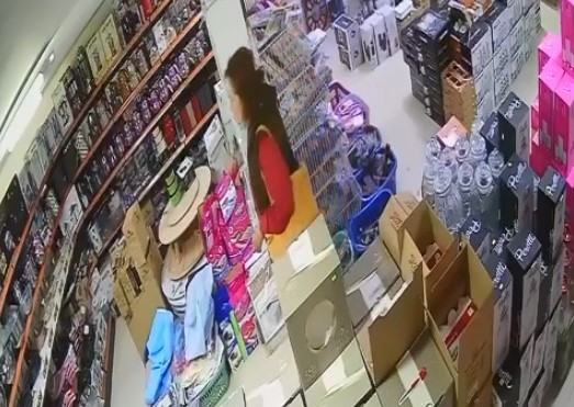 Milas’taki hırsızlık anı güvenlik kamerasına yansıdı