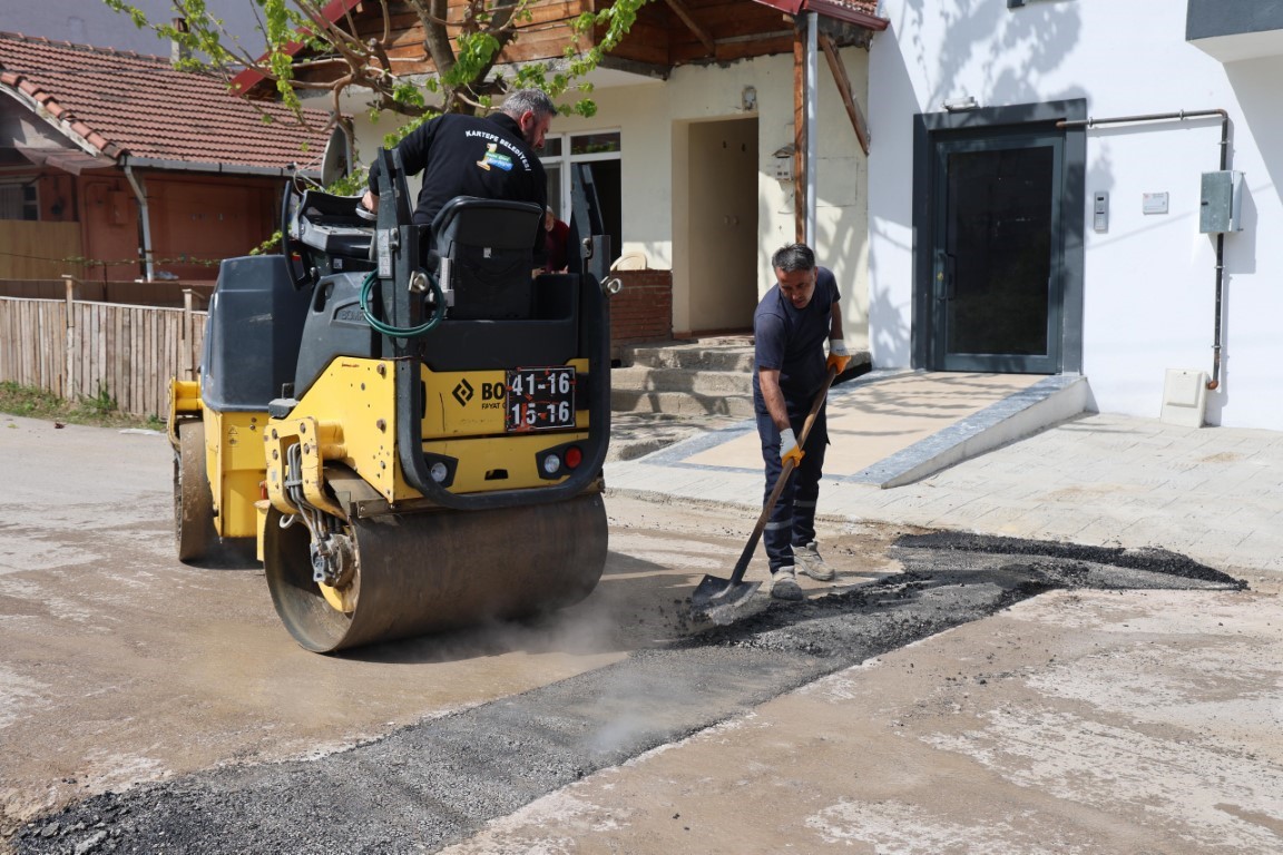 Ataevler’de yol konforu artırıldı
