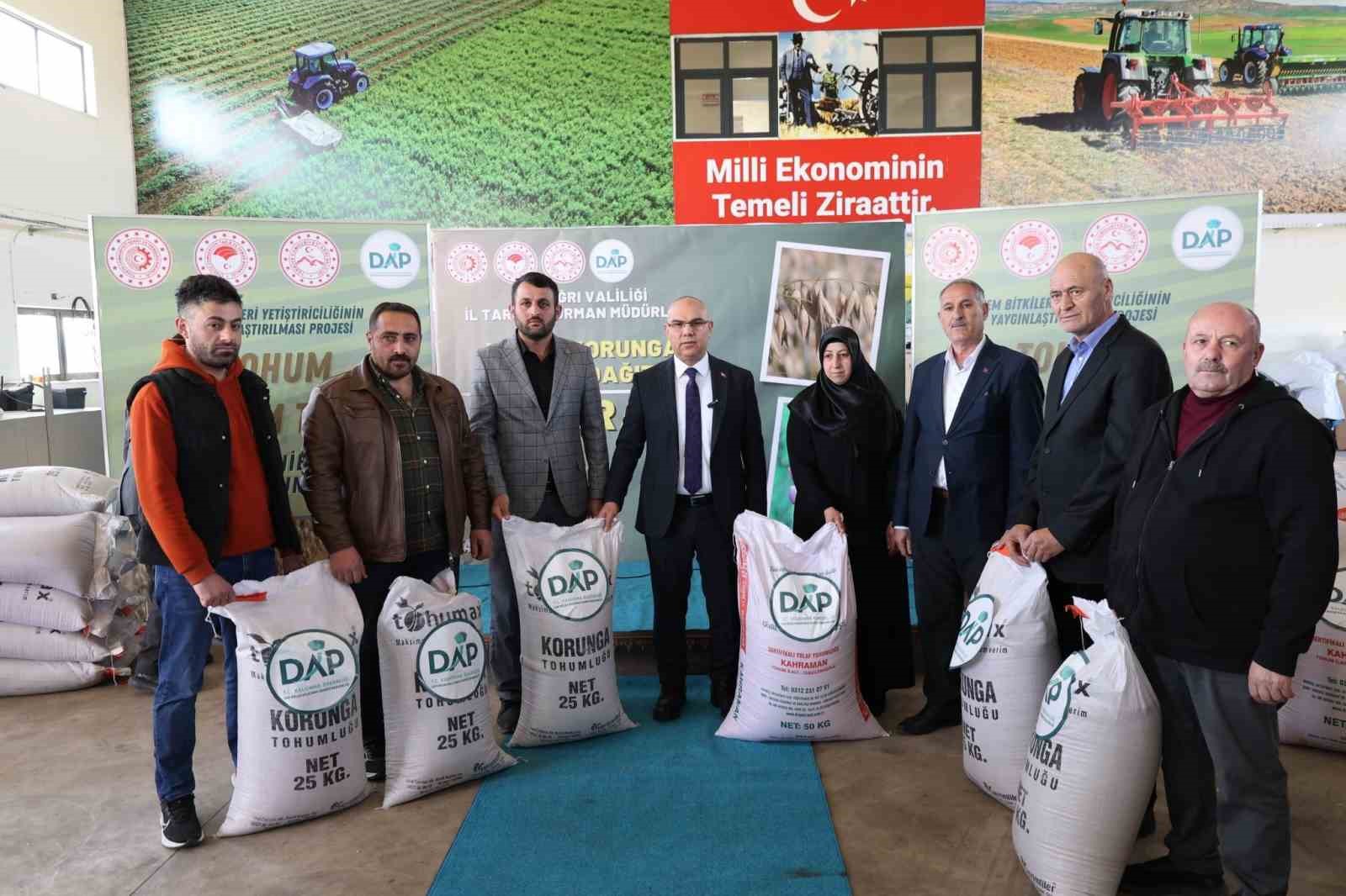 Ağrı’da tarım ve hayvancılığa 120 tonluk güç