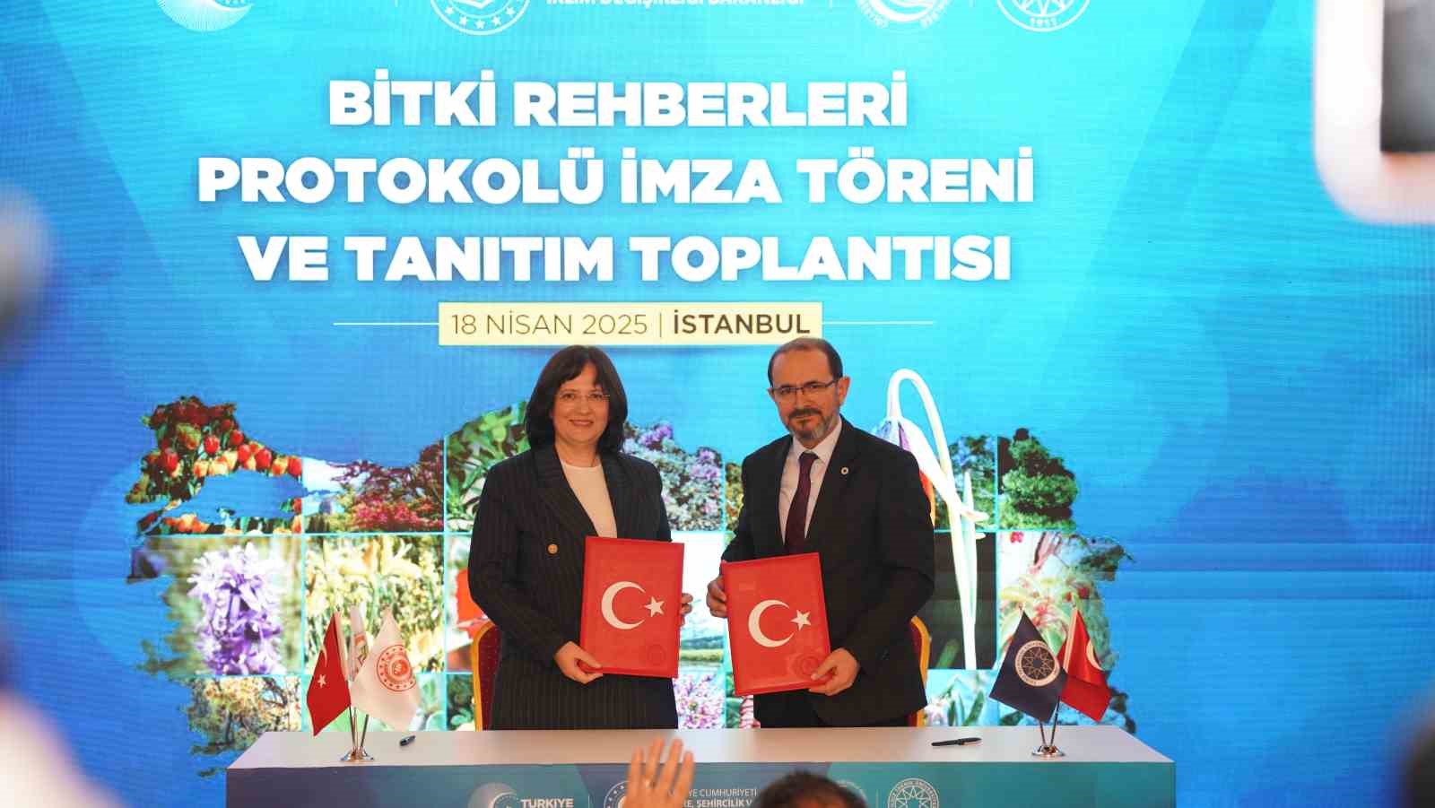Bitki Rehberleri Protokol&uuml; İmza T&ouml;reni ve Tanıtım Toplantısı yapıldı
