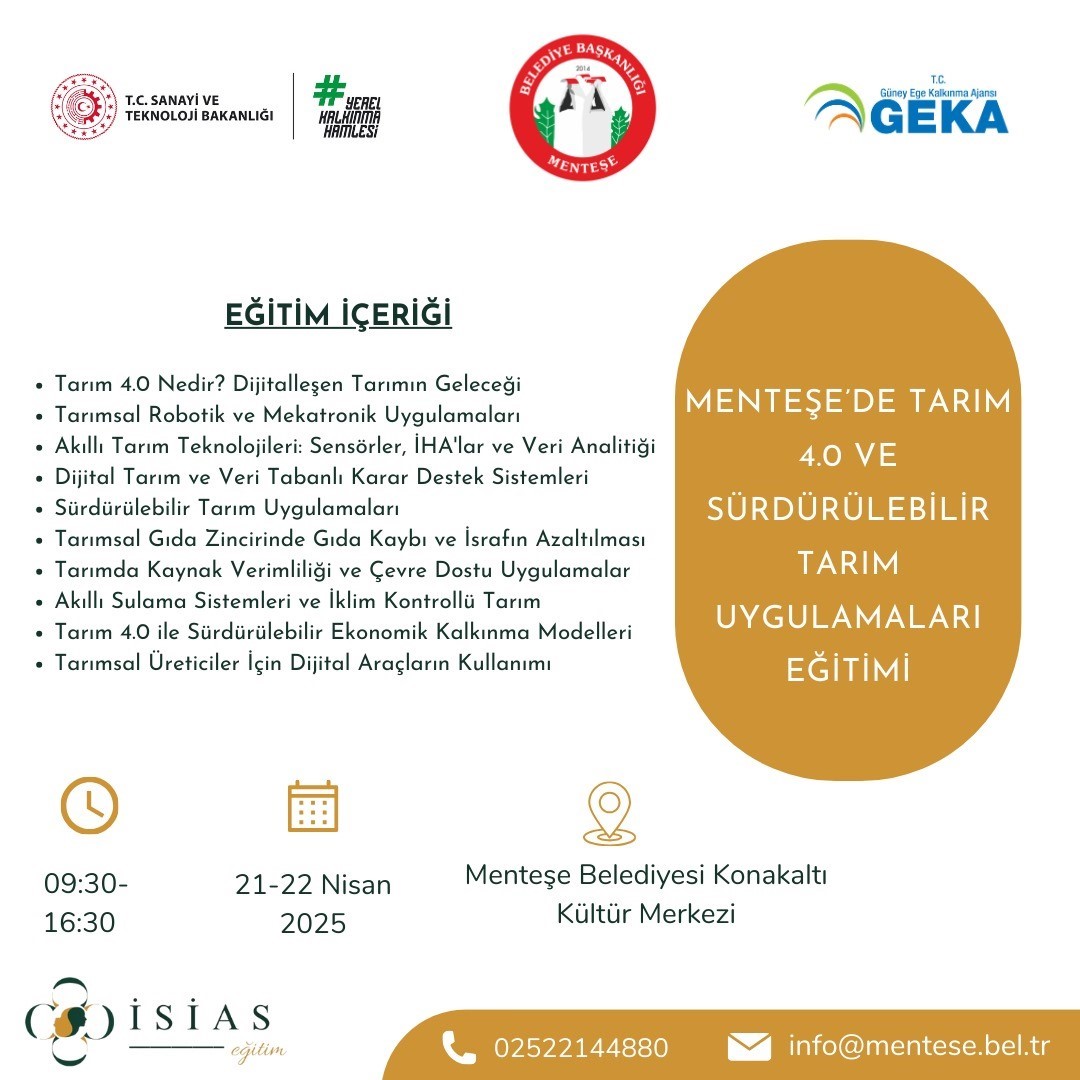 Menteşe’de tarım uygulamaları eğitimi